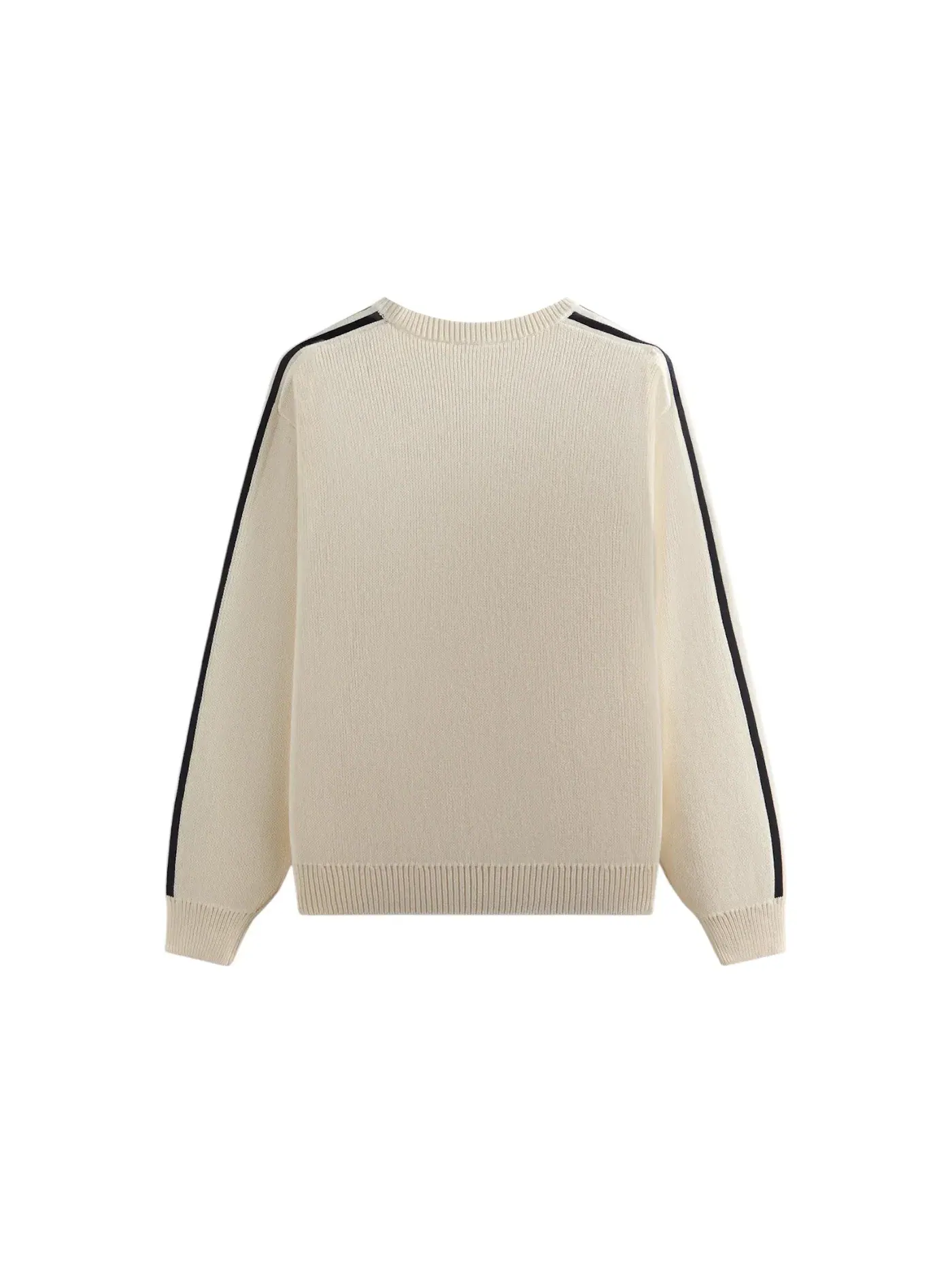 Мужской свитер с вязаным узором Kith x Adidas Football Knit Sweater — изображение 2 из 2, белый