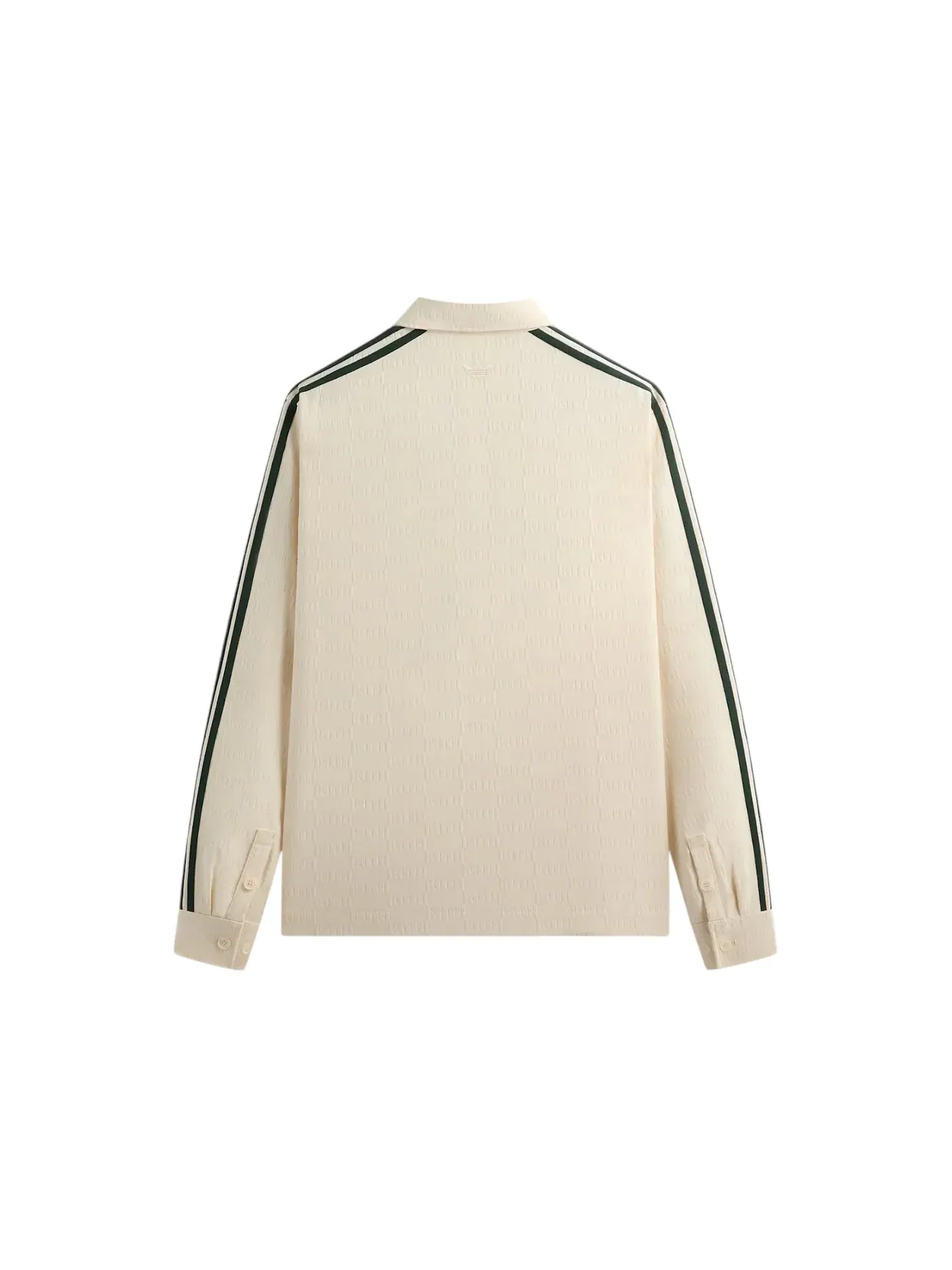 Мужская куртка с монограммой Kith x Adidas Football Monogram Jacket, Sandrift — изображение 2 из 2