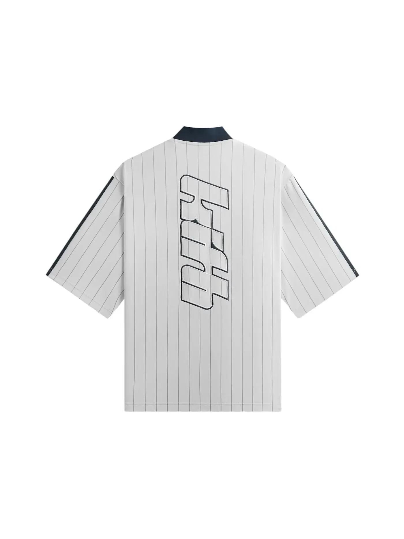 Мужская футбольная джерси с полосами Kith x Adidas Pinstripe Jersey — изображение 2 из 2, белый