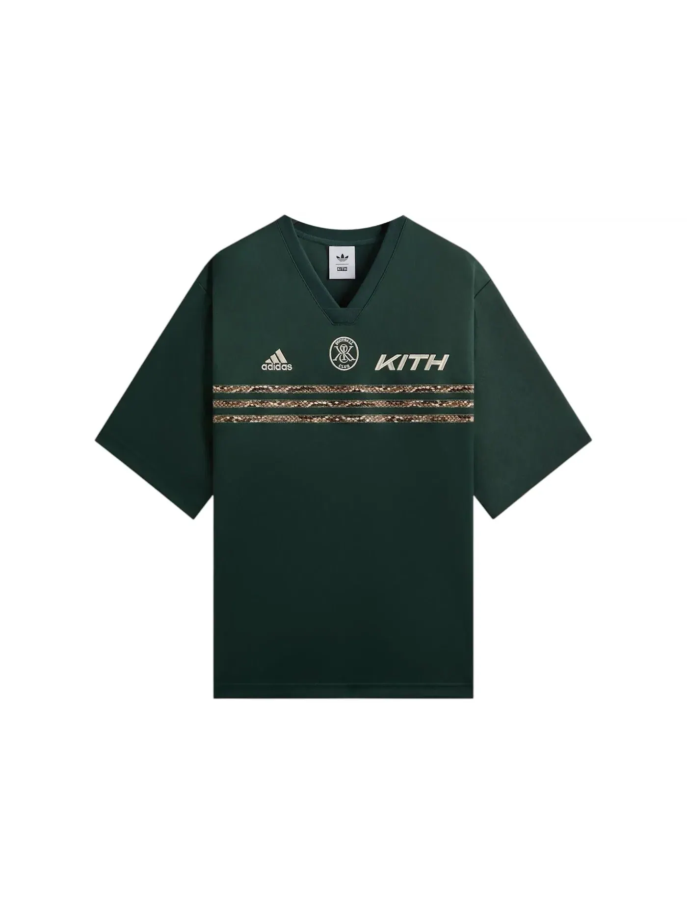 Мужская футболка с принтом Kith x Adidas Football Python Jersey Stadium, Stadium — изображение 1 из 2