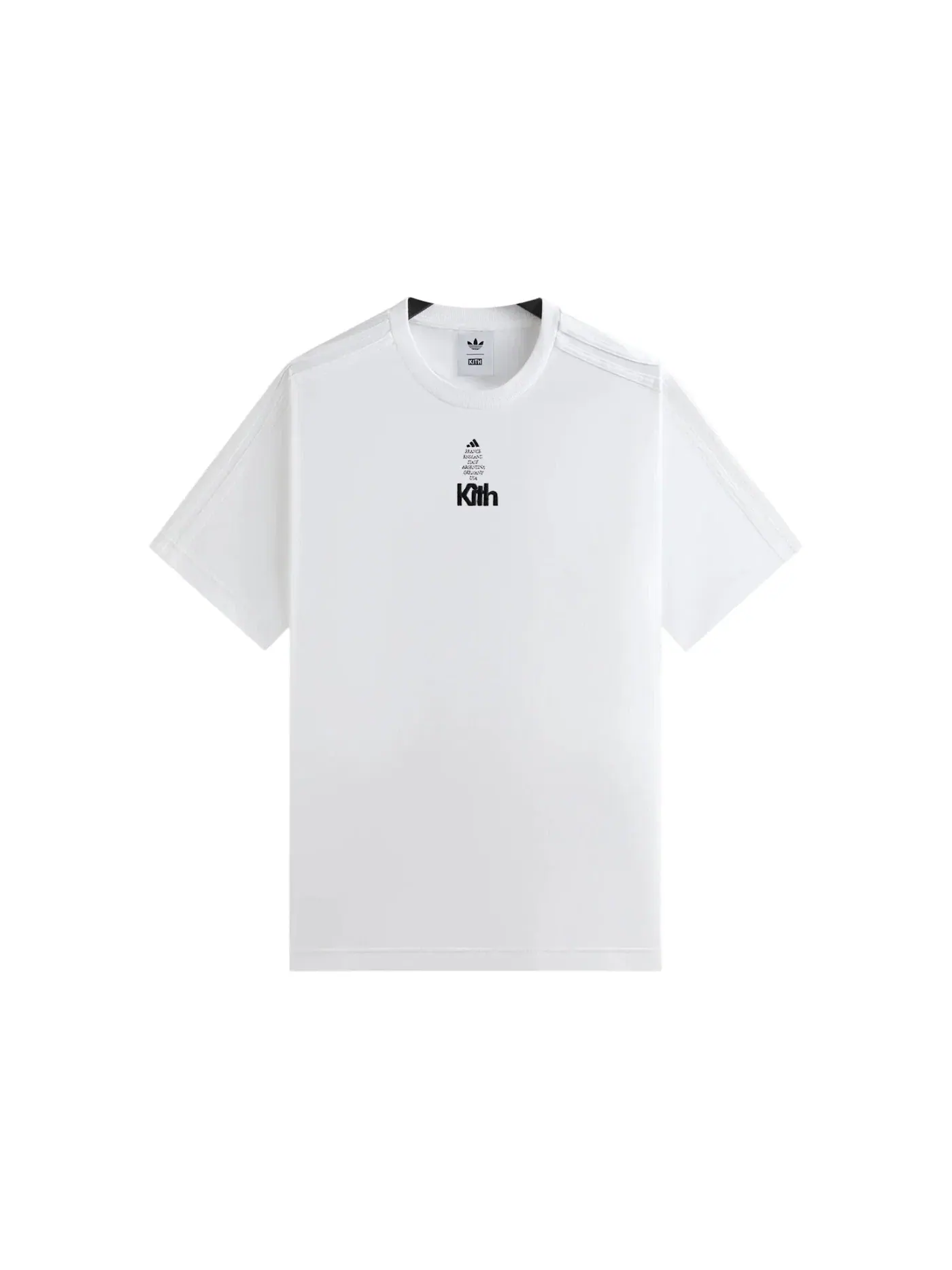 Мужская футболка с коротким рукавом Kith x Adidas Football Tee — изображение 1 из 2, белый