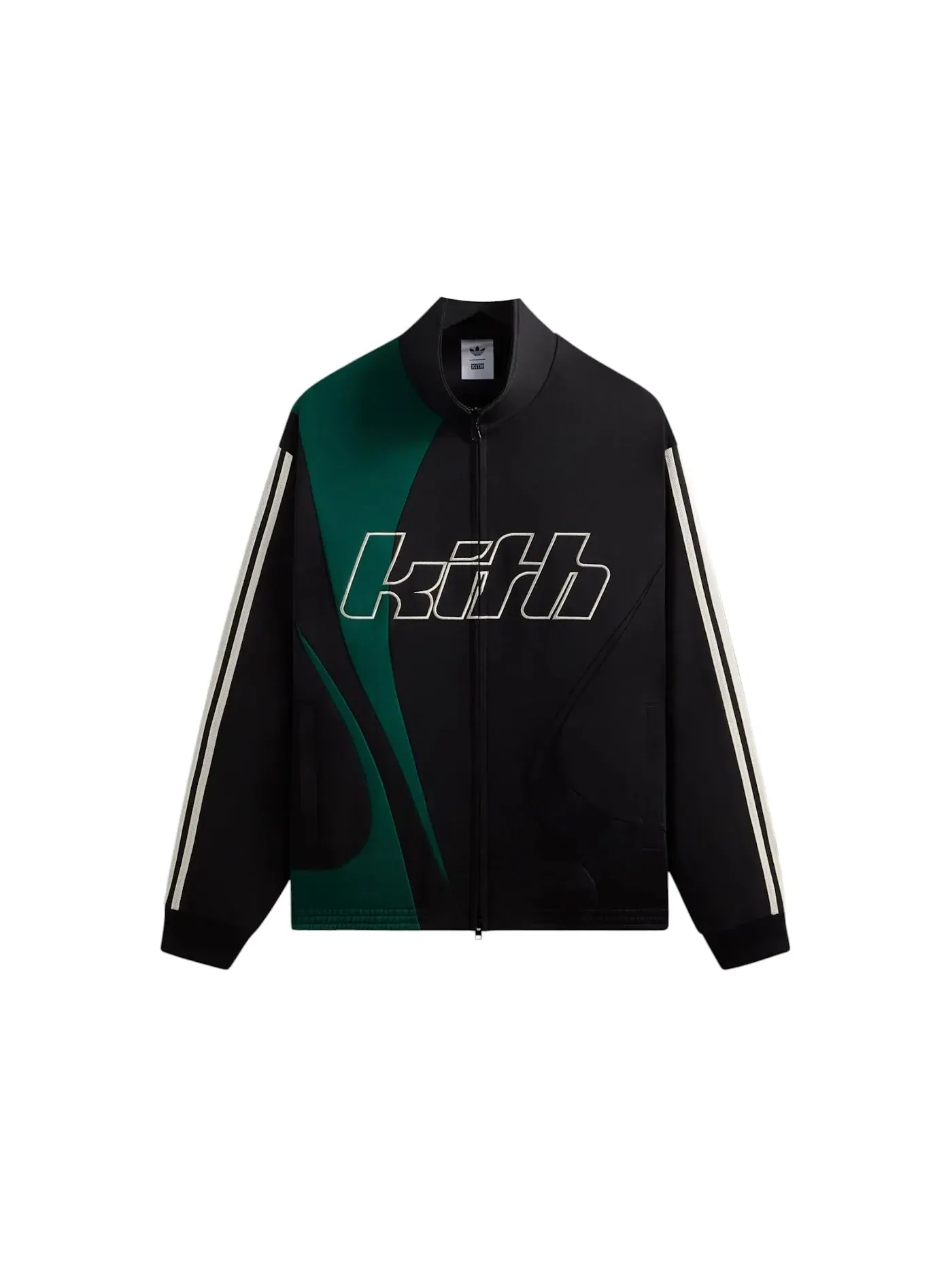 Мужская куртка Kith x Adidas Football Track Jacket — изображение 1 из 2, черный