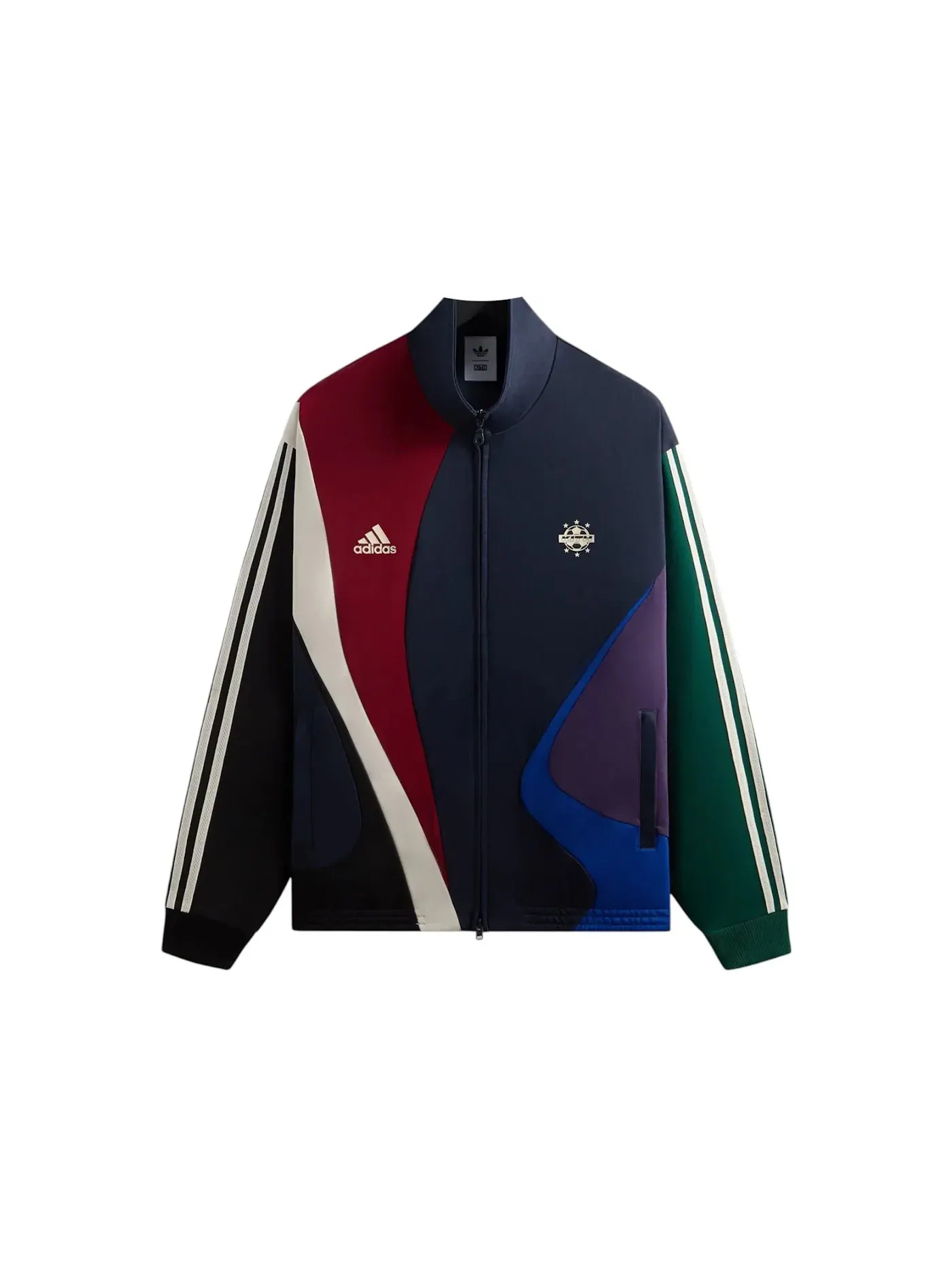 Мужская куртка из коллекции Kith x Adidas Football Track Jacket Multi — изображение 1 из 2