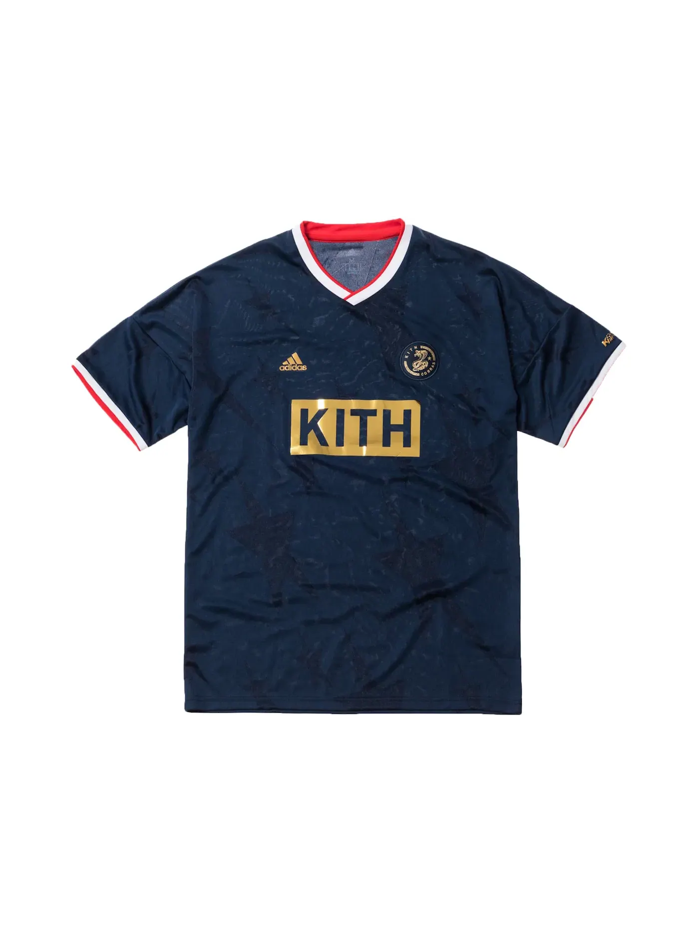 Мужская футбольная футболка с длинным рукавом Kith x Adidas Match Jersey Cobras Home, Cobras Home — изображение 1 из 2