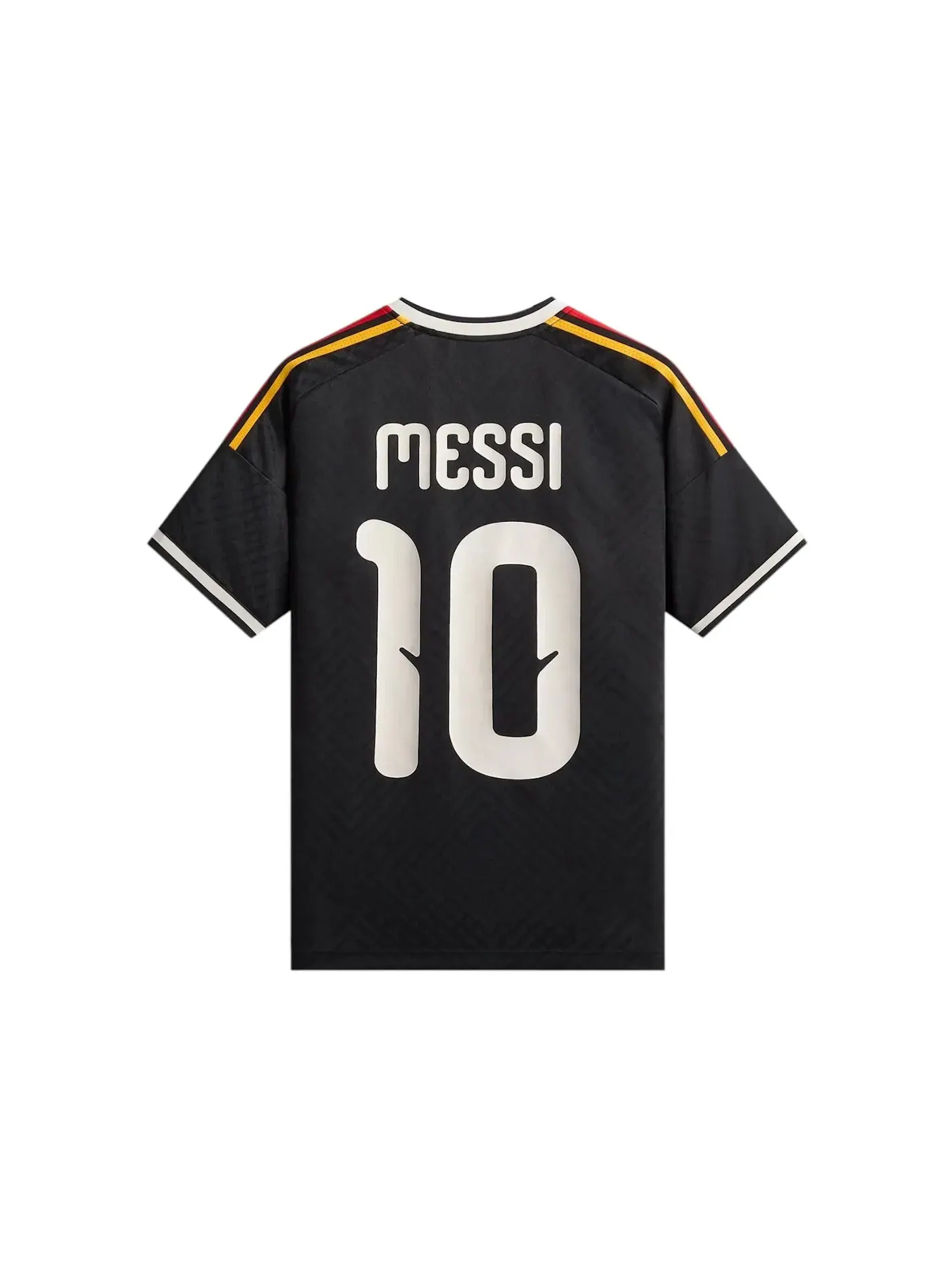 Мужская футбольная джерси с принтом Messi Kith — изображение 2 из 2, черный
