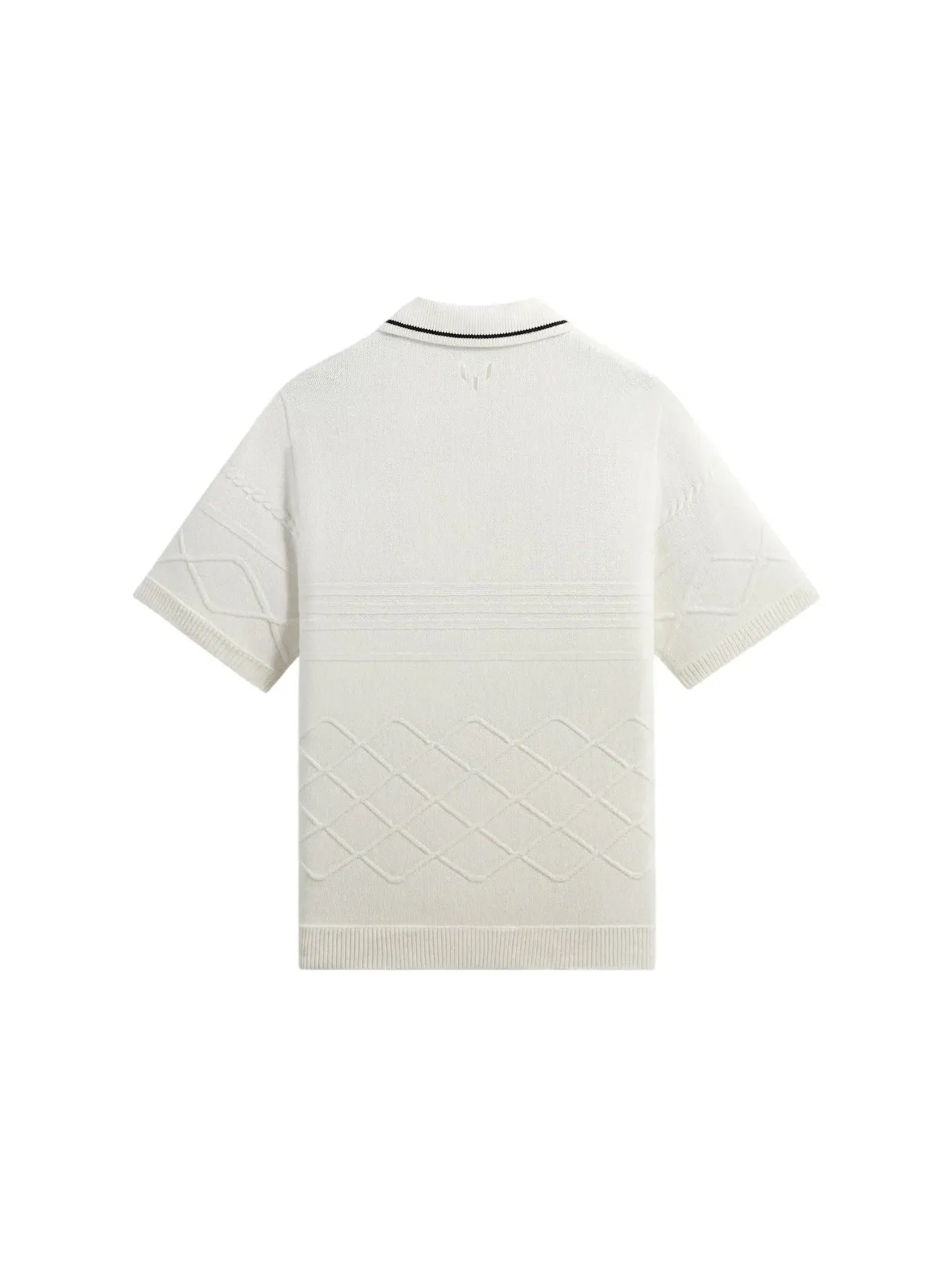 Мужское поло с принтом Kith x Adidas Messi Football Knit Polo — изображение 2 из 2, белый