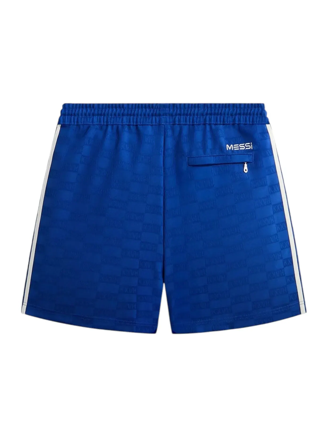 Мужские шорты с монограммой Kith x Adidas Messi Football Monogram Short — изображение 2 из 2, синий