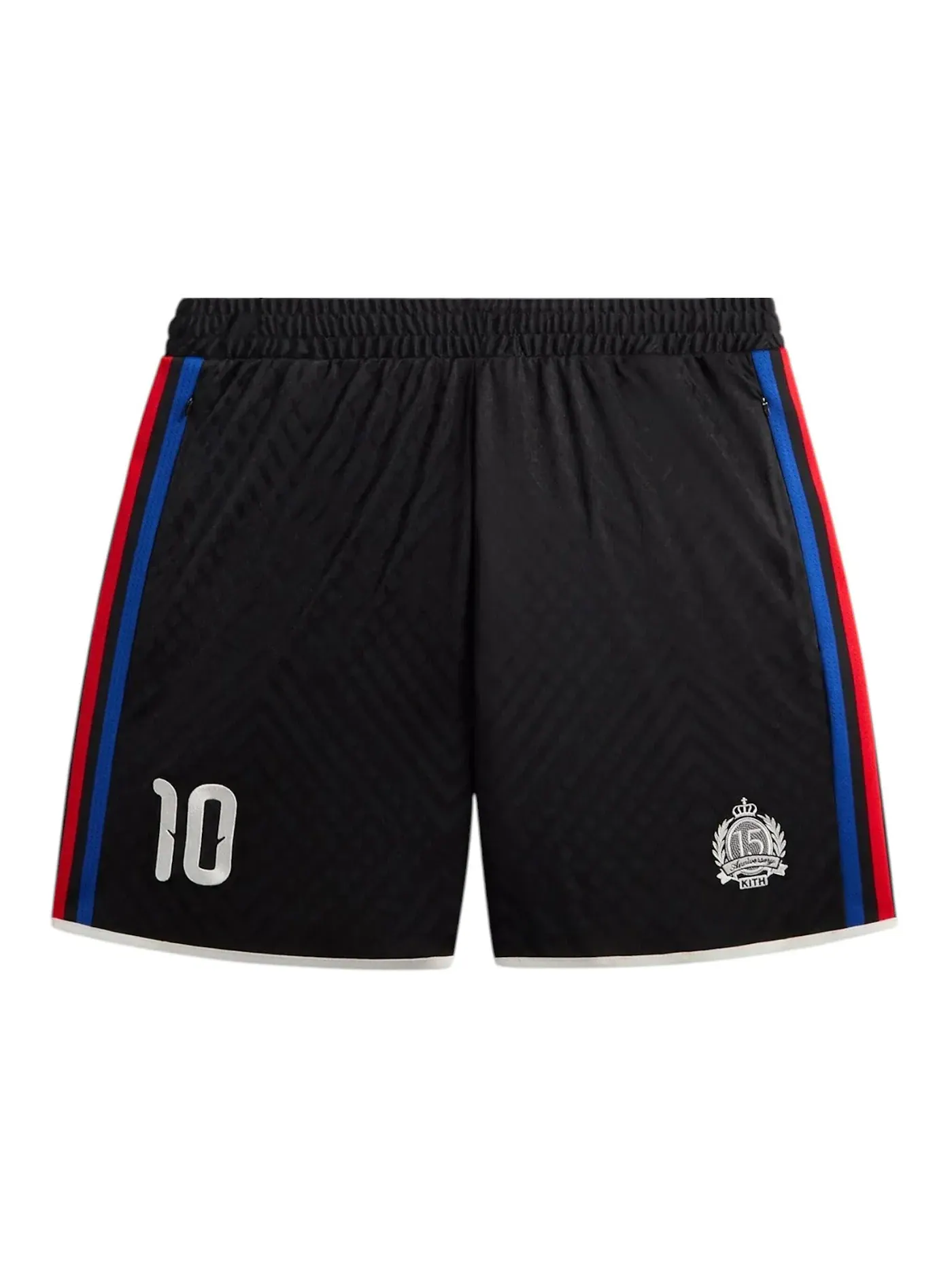Мужские шорты футбольные Kith x Adidas Messi Football Short — изображение 1 из 2, черный/красный