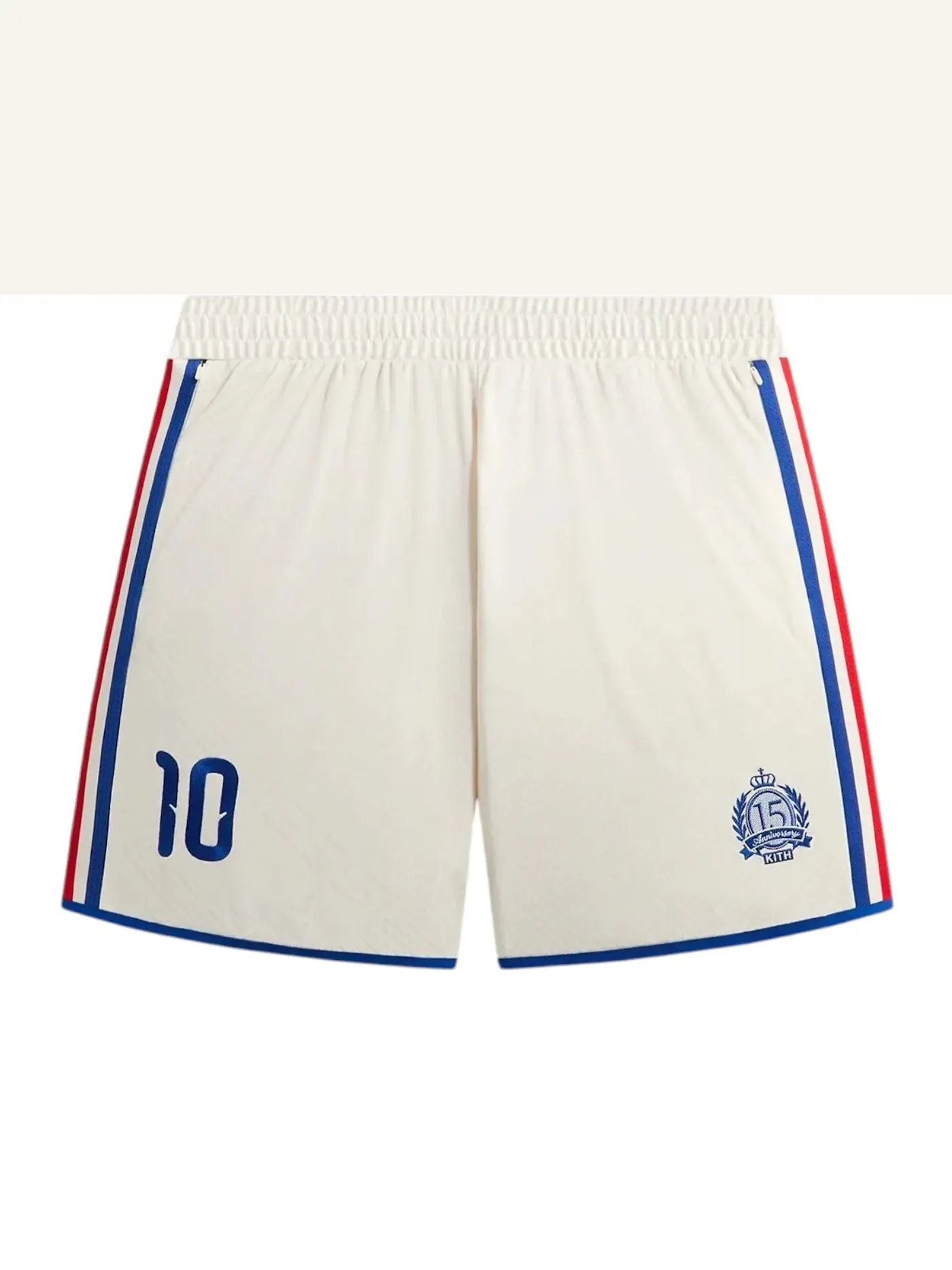 Мужские шорты с принтом Kith x Adidas Messi Football — изображение 1 из 2, белый