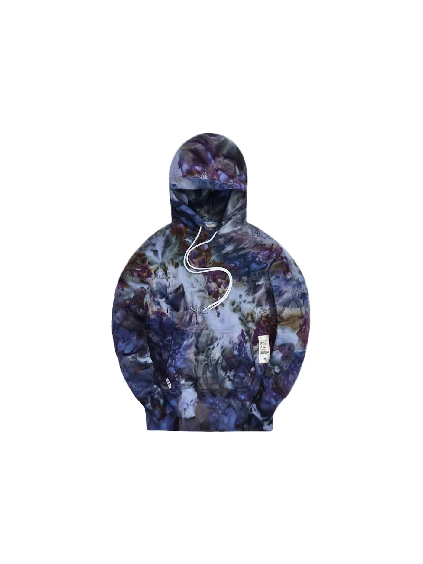 Мужской худи с принтом Kith x Advisory Board Crystals Hoodie Storm Dye, Storm Dye — изображение 1 из 2