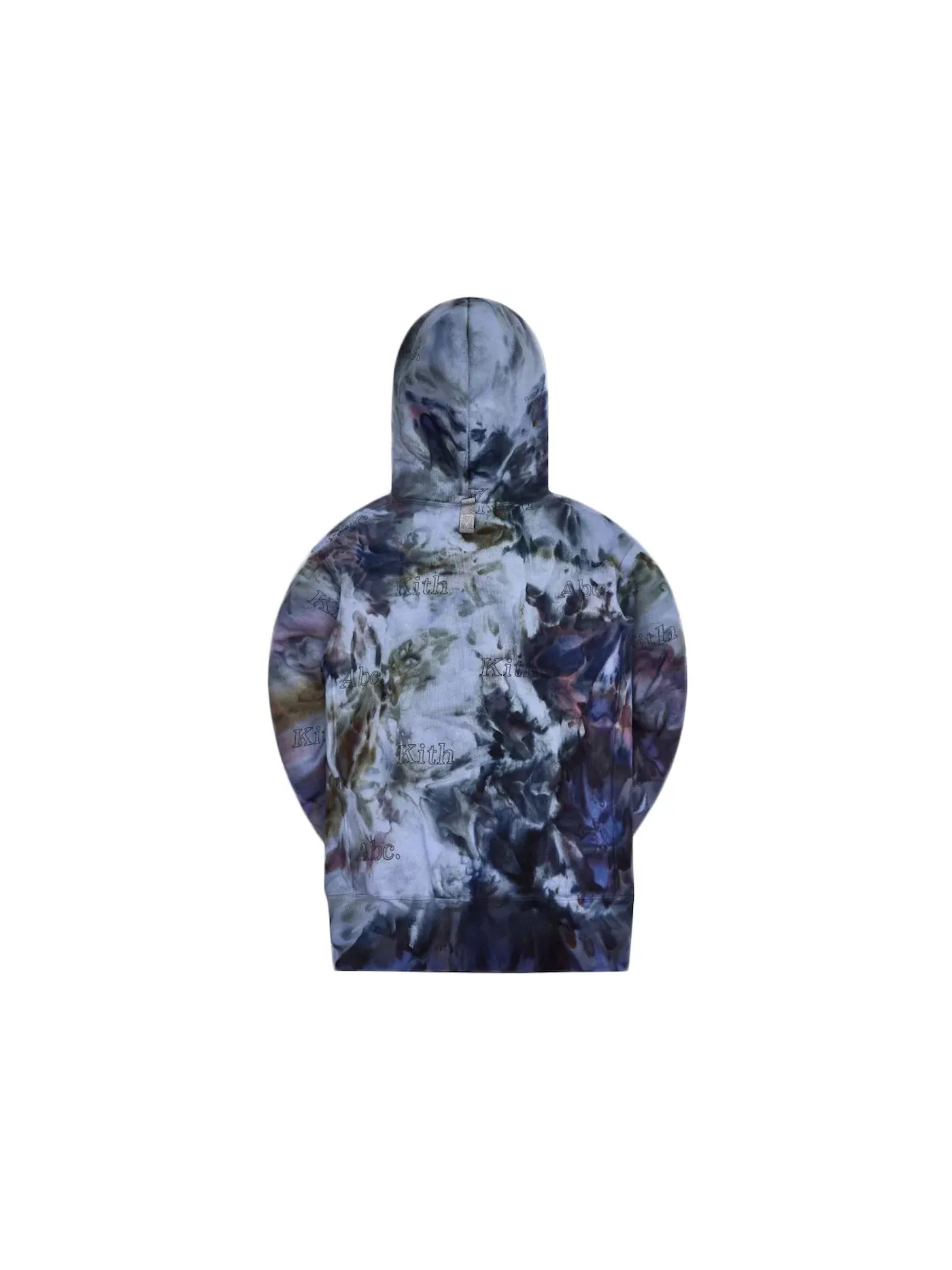 Мужской худи с принтом Kith x Advisory Board Crystals Hoodie Storm Dye, Storm Dye — изображение 2 из 2