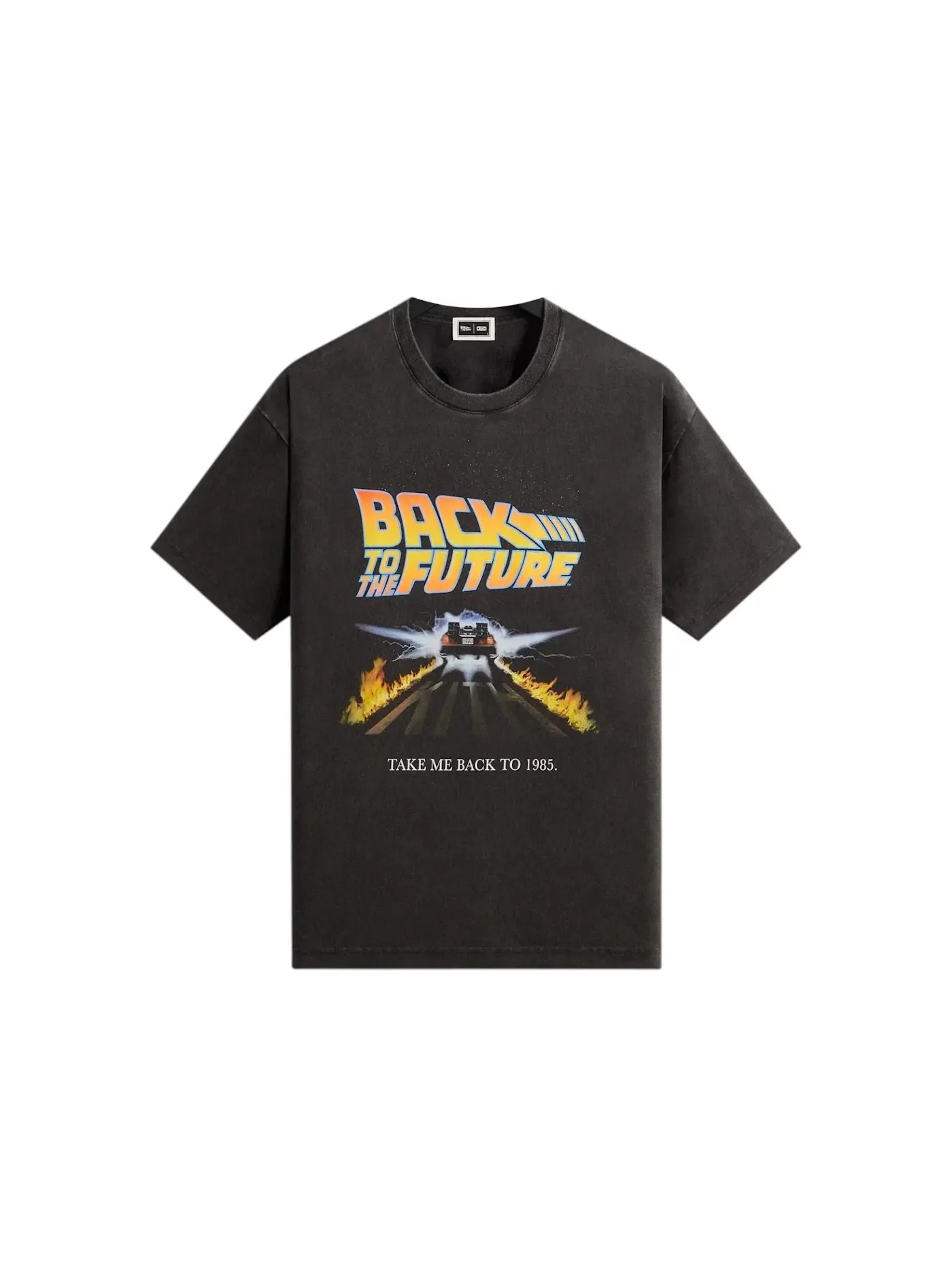 Мужская футболка с принтом Back to 1985 Vintage Tee Kith — изображение 1 из 2, черный