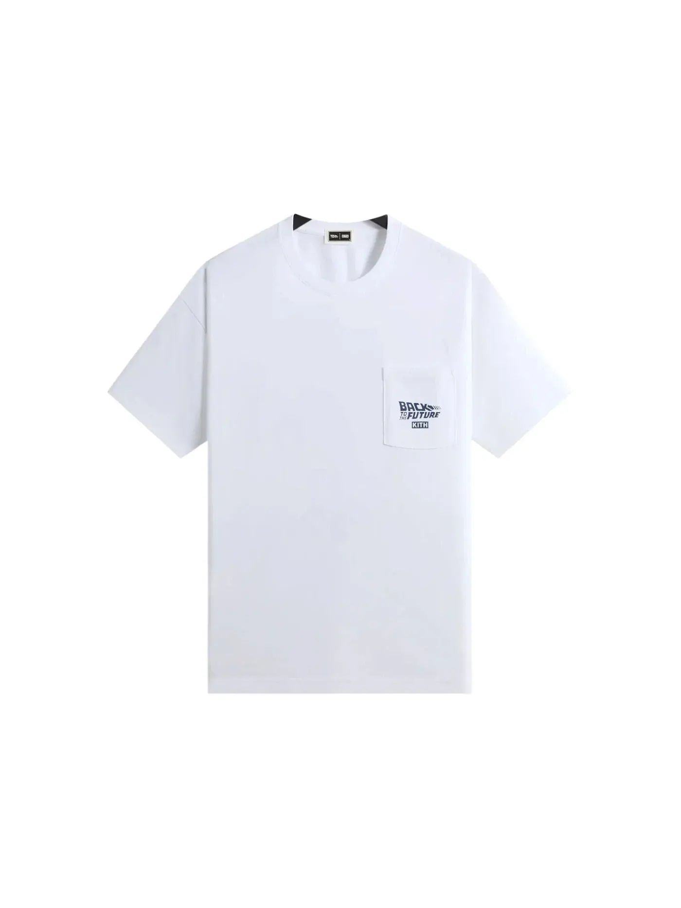 Мужская футболка с принтом Kith x Back to the Future Blueprint Standard Crispy Pocket Tee — изображение 1 из 3, белый
