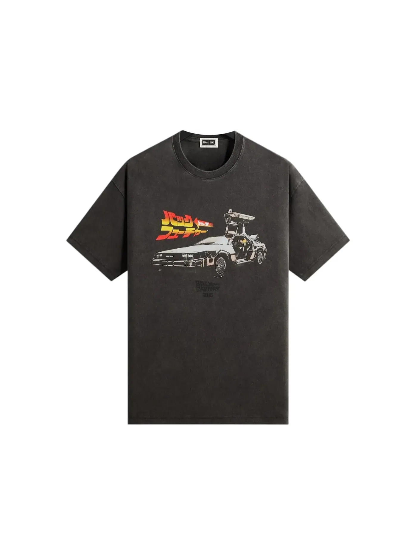 Мужская футболка с принтом Kith x Back to the Future DeLorean Vintage Tee — изображение 1 из 2, черный