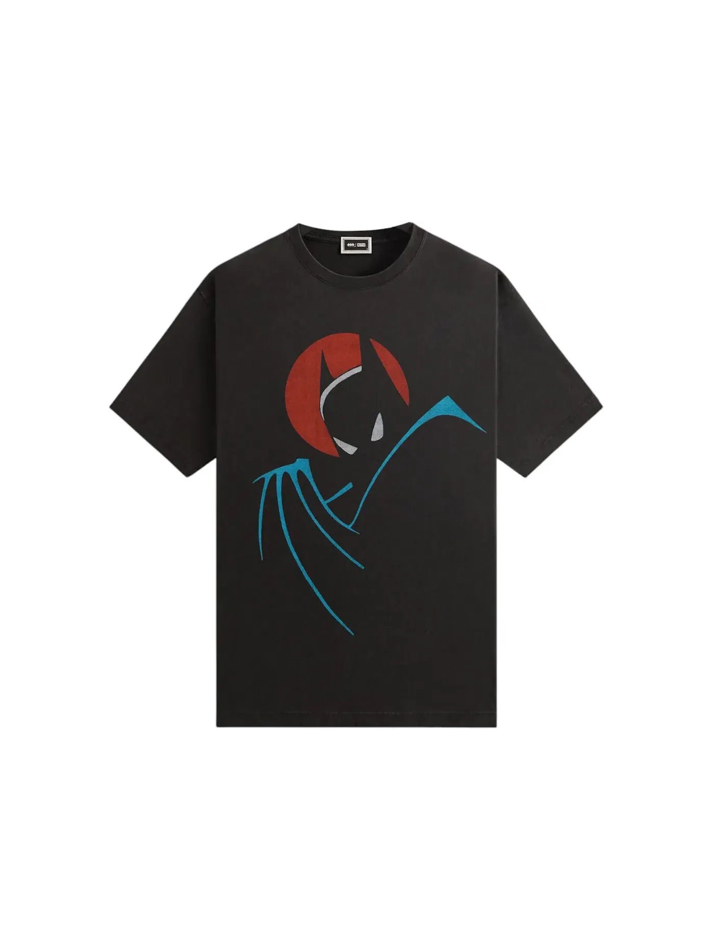 Мужская футболка с принтом Batman Animated Vintage Tee Kith — изображение 1 из 2, черный
