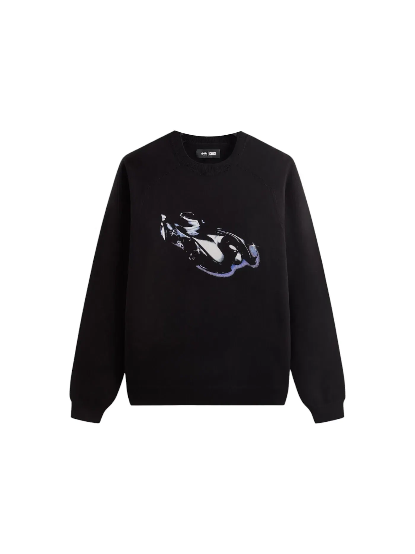 Мужской свитер с принтом Kith x Batman Batmobile Sweater — изображение 1 из 2, черный