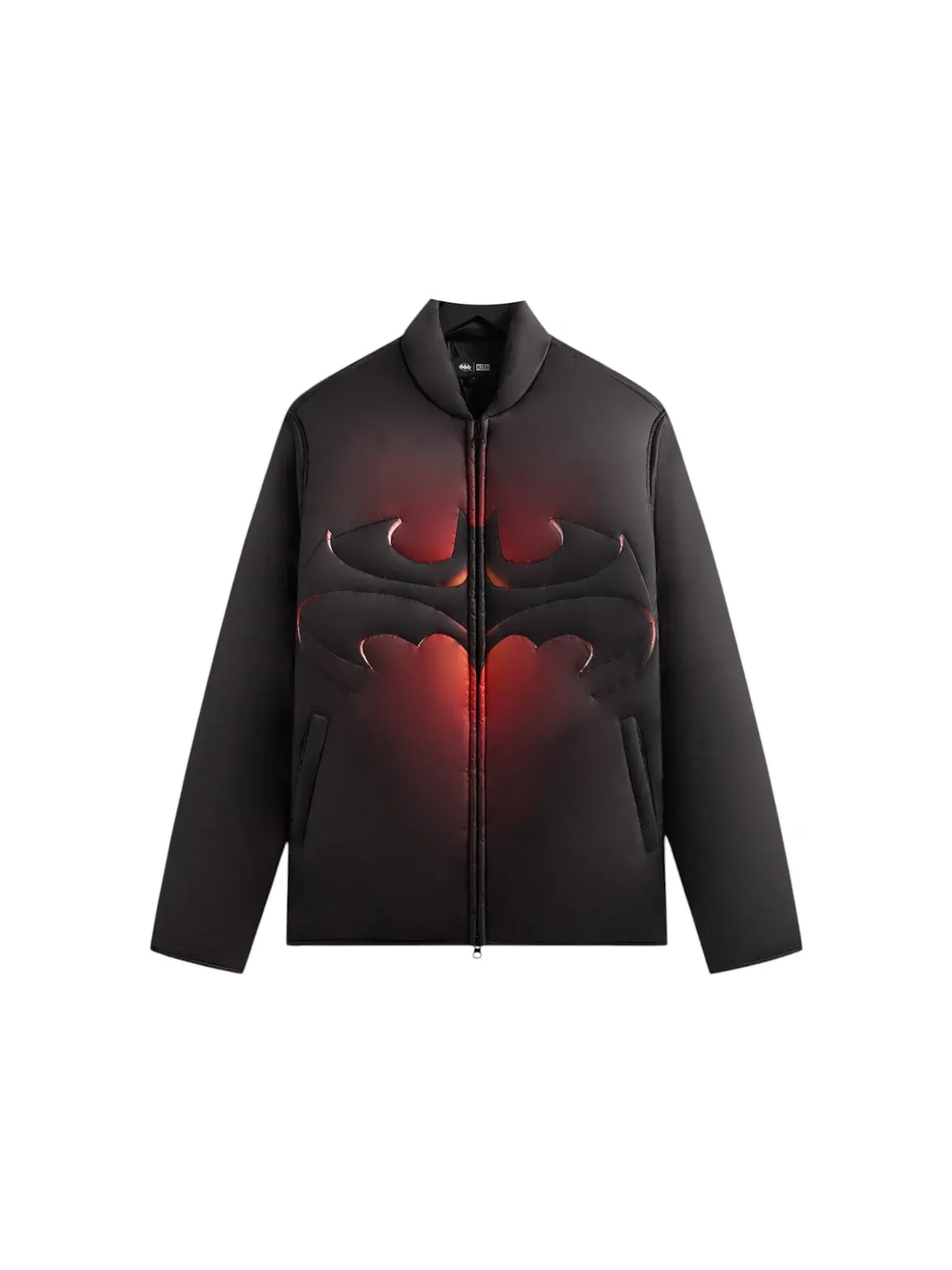 Мужская куртка стеганая пуховик Kith x Batman Brixton — изображение 1 из 2, черный