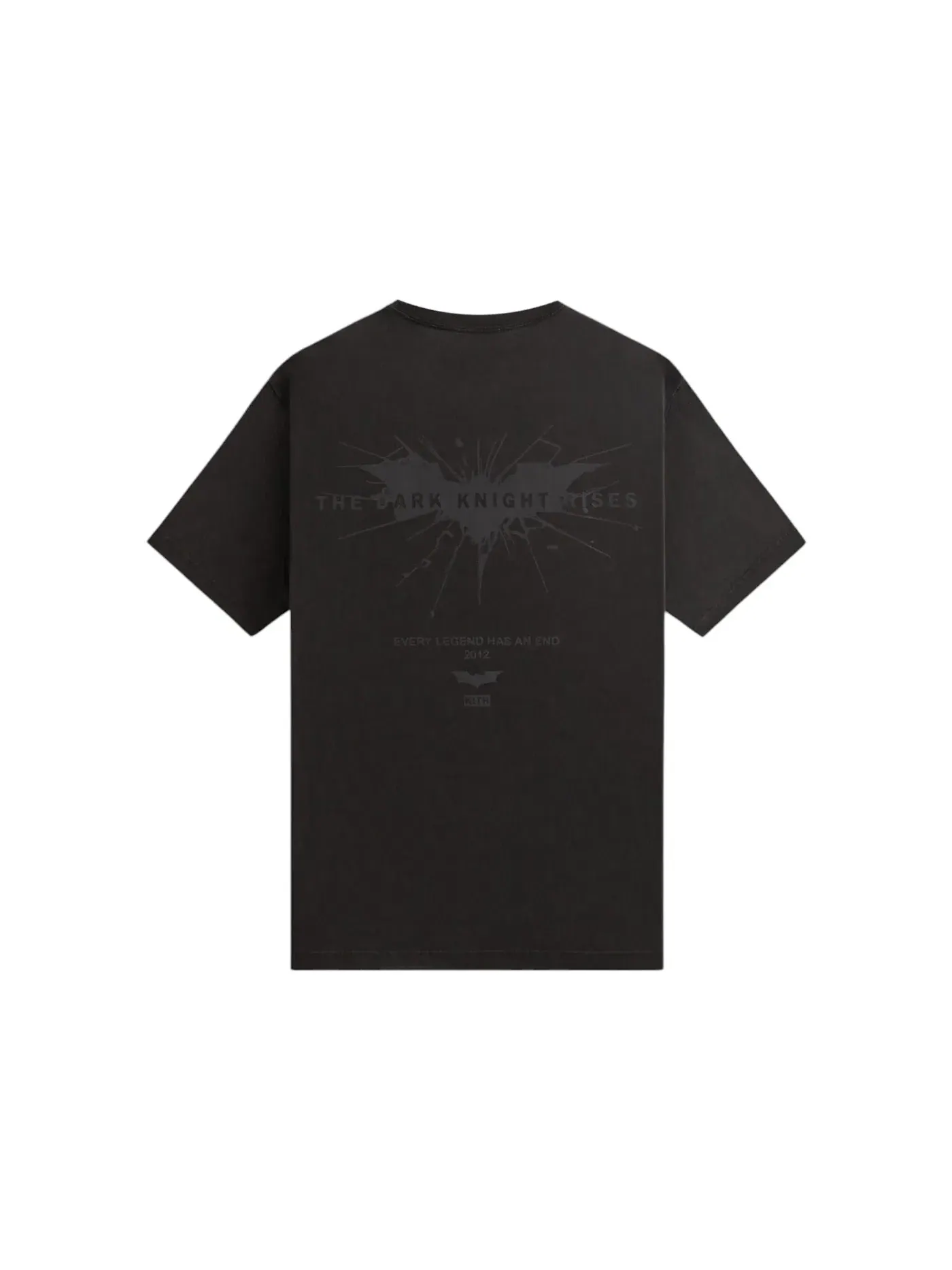 Мужская футболка с принтом Kith x Batman Dark Knight Adv Vintage Tee — изображение 2 из 2, черный