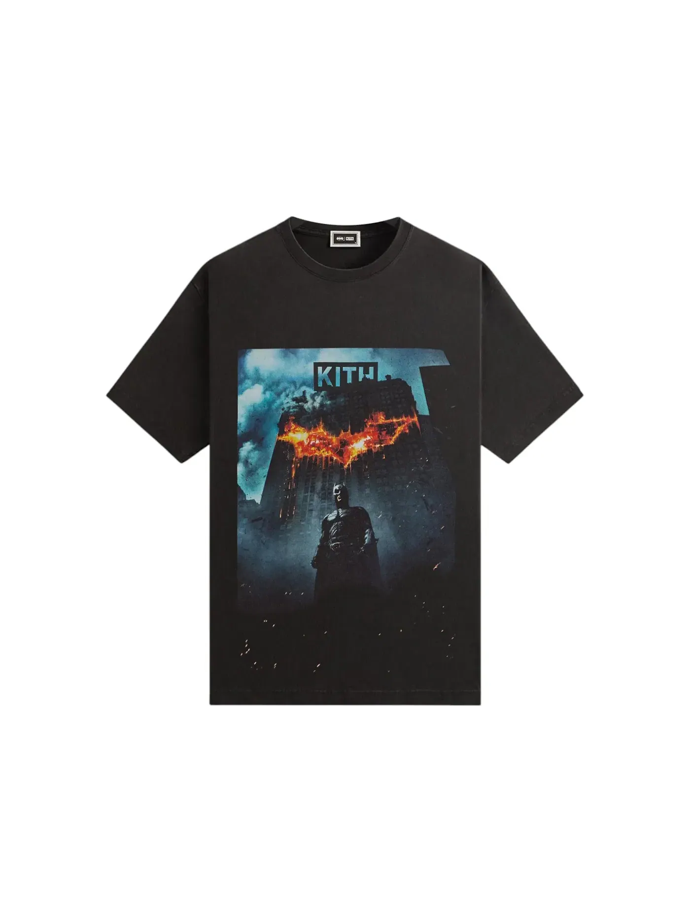 Мужская футболка с принтом Kith x Batman Dark Knight International Vintage Tee — изображение 1 из 2, черный
