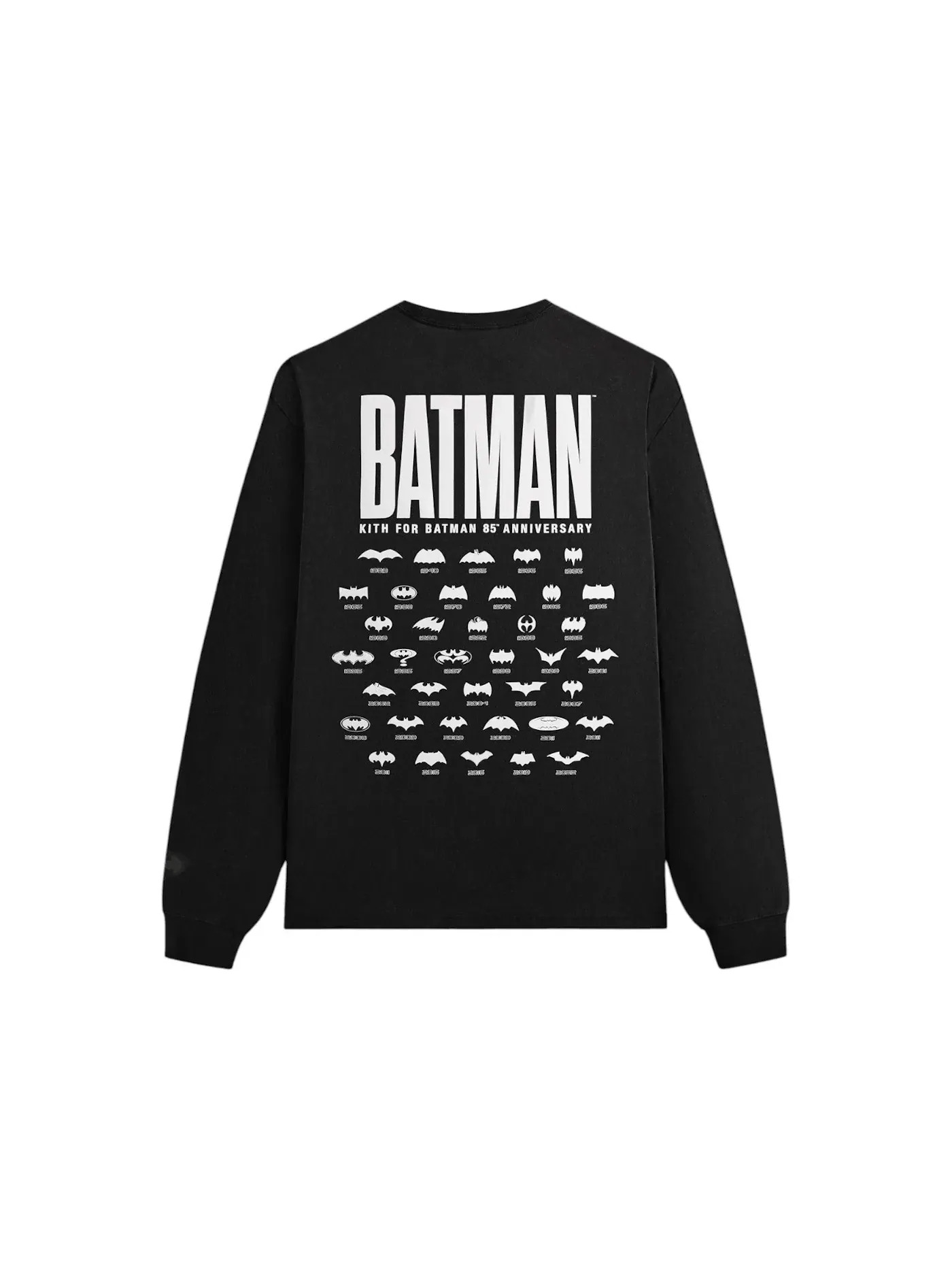 Мужская футболка с длинным рукавом Kith x Batman History Vintage Pocket Long Sleeve Tee Kith — изображение 2 из 2, черный