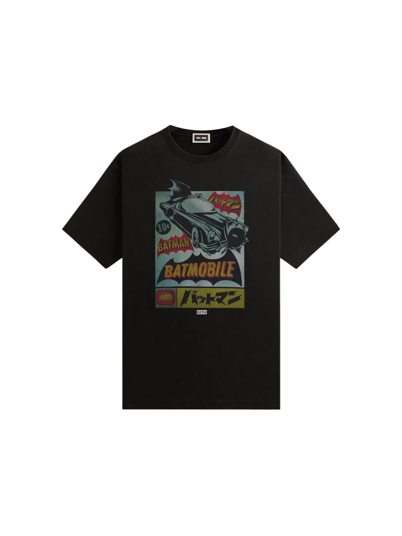 Мужская футболка с принтом Kith x Batman Japanese Vintage Tee Kith — изображение 1 из 2, черный
