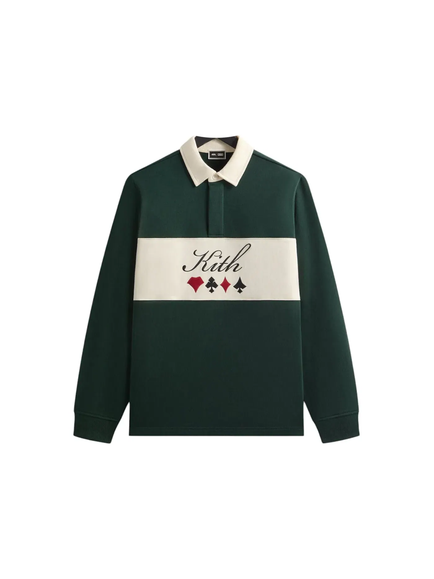 Мужская рубашка-регби с длинным рукавом Rugby Kith — изображение 1 из 2, зеленый