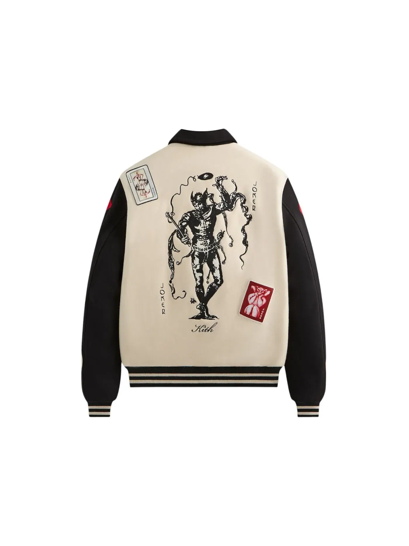 Мужская шерстяная куртка-тренч с принтом Kith x Batman Joker, Sandrift — изображение 1 из 1