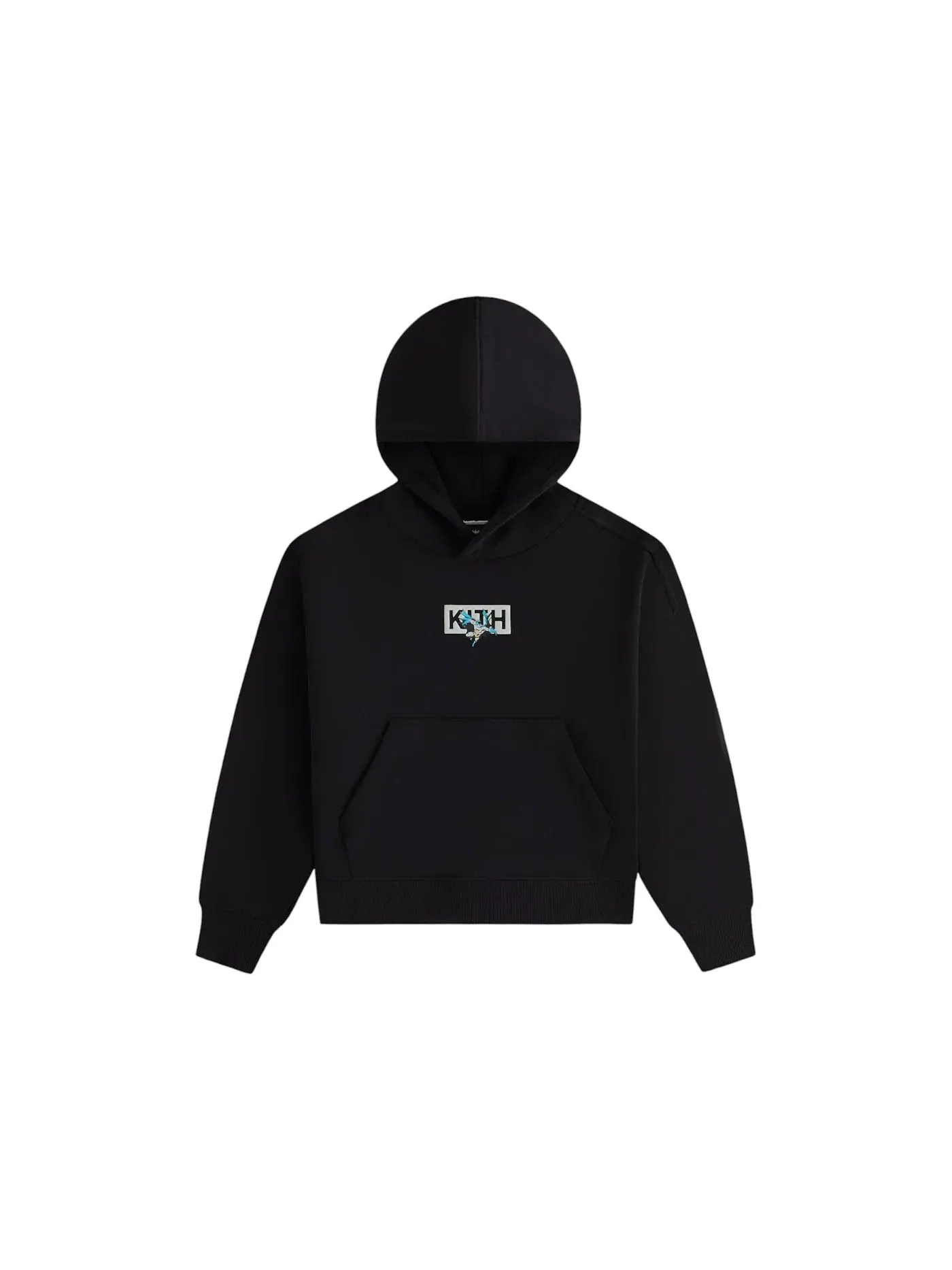 Детская худи с принтом Kith x Batman Kids Classic Logo Nelson Black — изображение 1 из 2