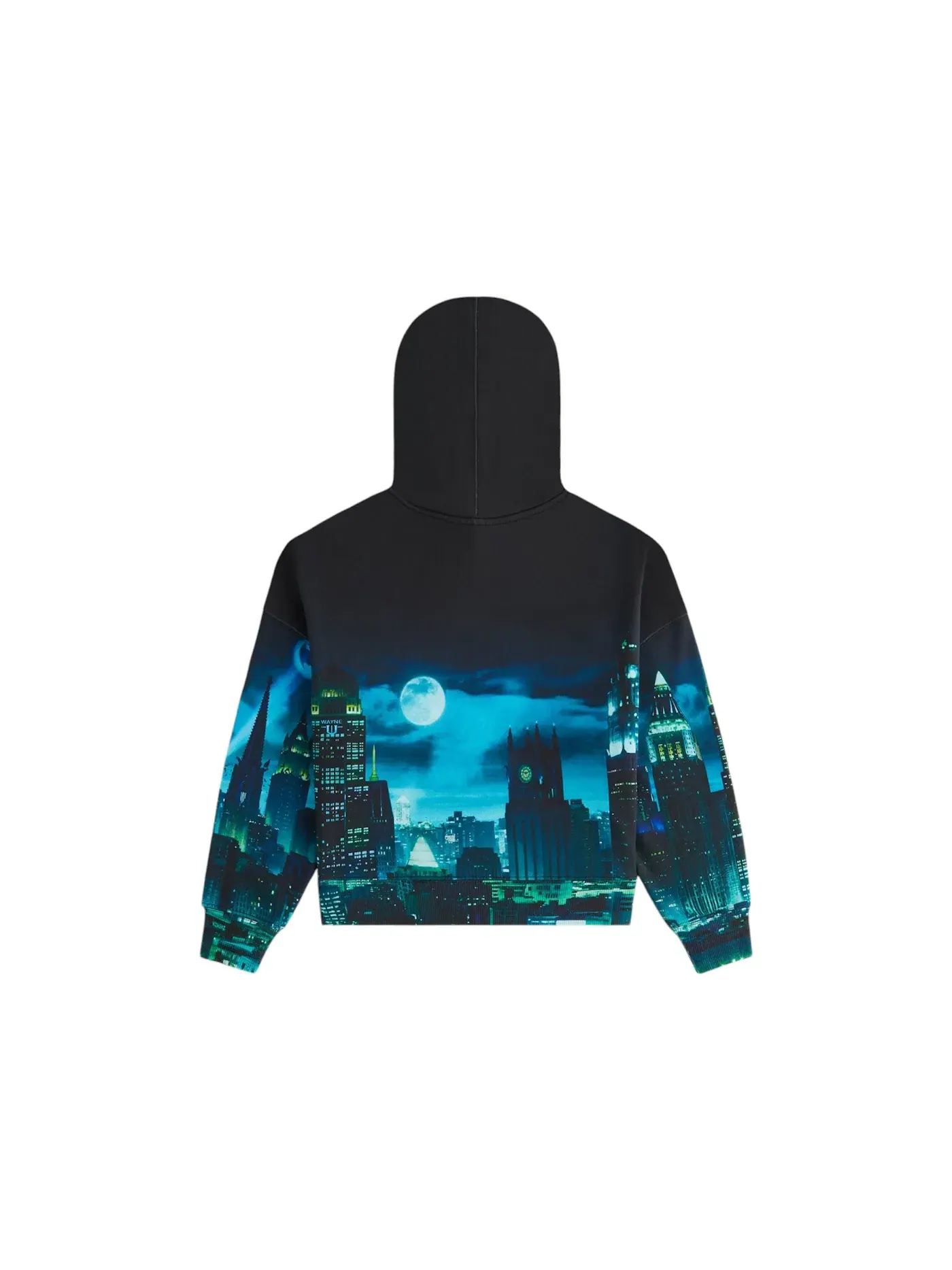 Детский худи с длинным рукавом Kith x Batman Kids Gotham Nelson Hoodie — изображение 2 из 2, черный
