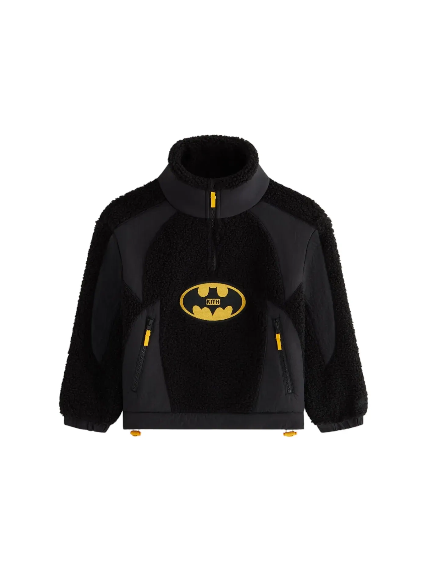 Детская куртка-шерпа с принтом Batman Kith — изображение 1 из 2, черный