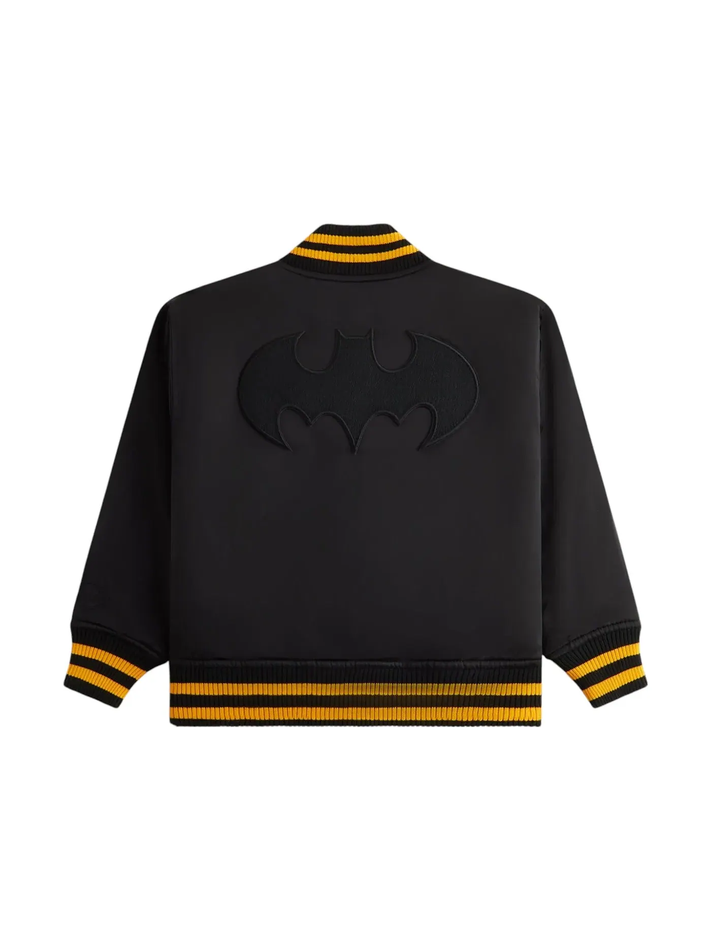Детская куртка-бомбер из атласа Kith x Batman — изображение 2 из 2, черный