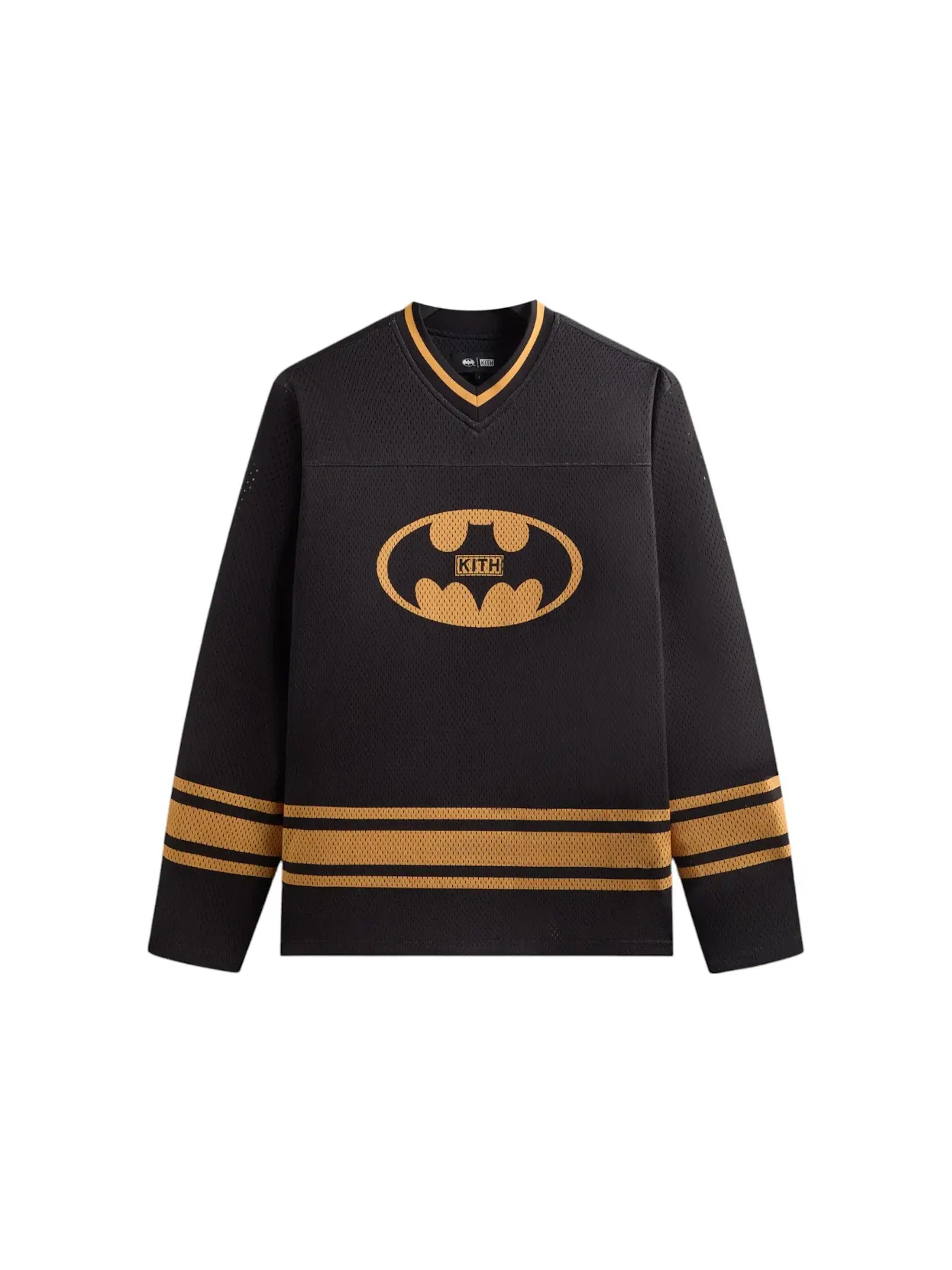 Мужская футболка с длинным рукавом Kith x Batman Malik Jersey — изображение 1 из 2, черный