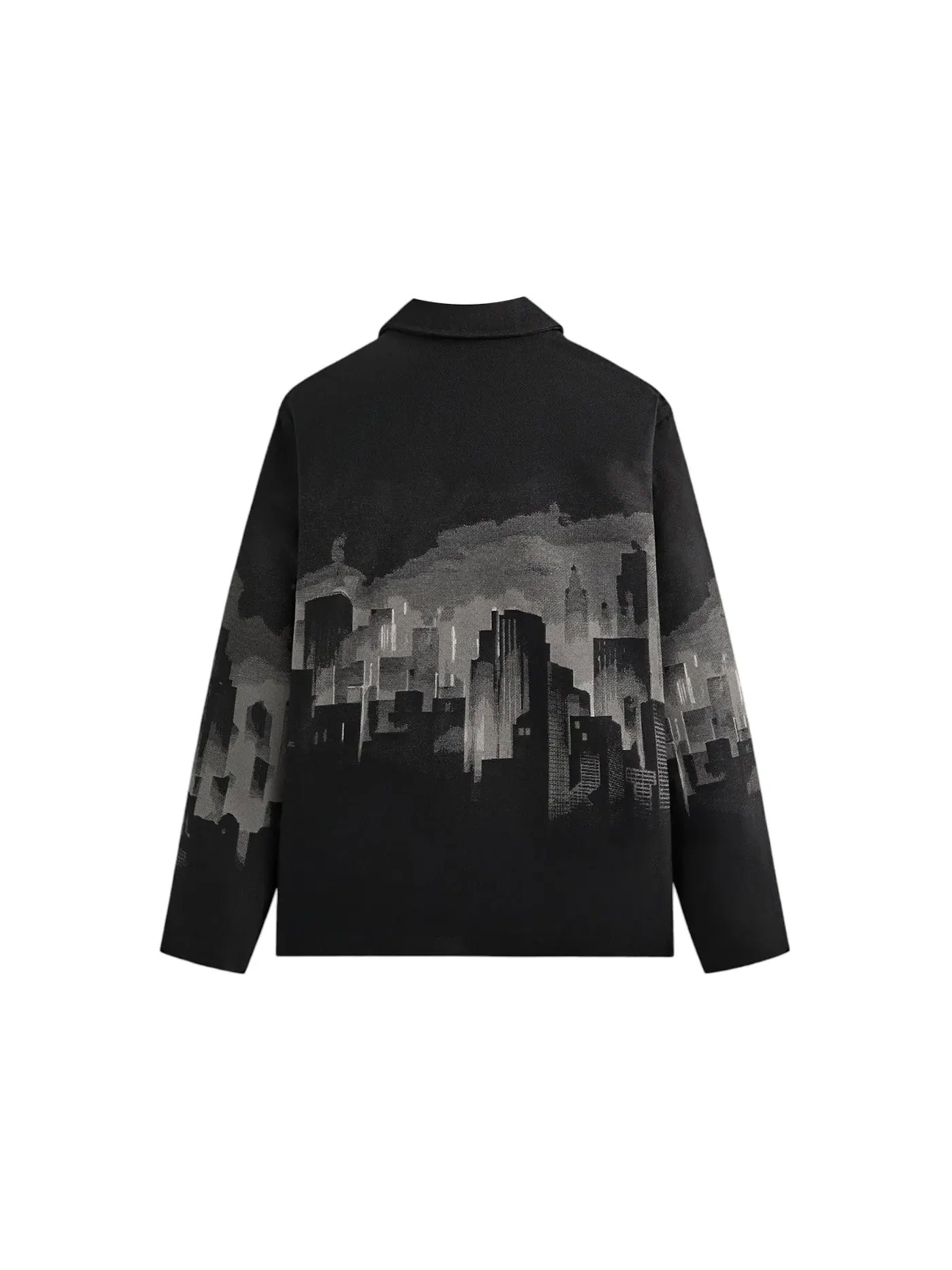 Мужская куртка с принтом Kith x Batman Signal Tapestry Coaches Jacket — изображение 2 из 2, черный