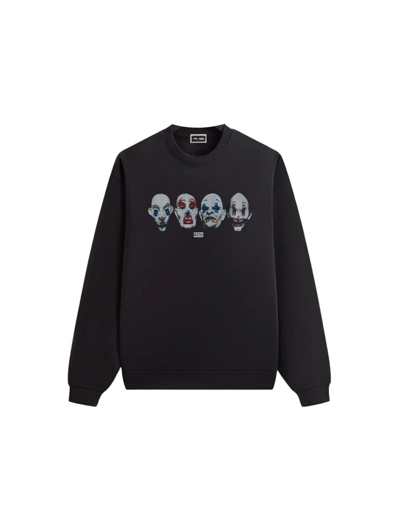 Мужской свитшот с принтом Kith x Batman Thugs Vintage Nelson Crewneck — изображение 1 из 2, черный