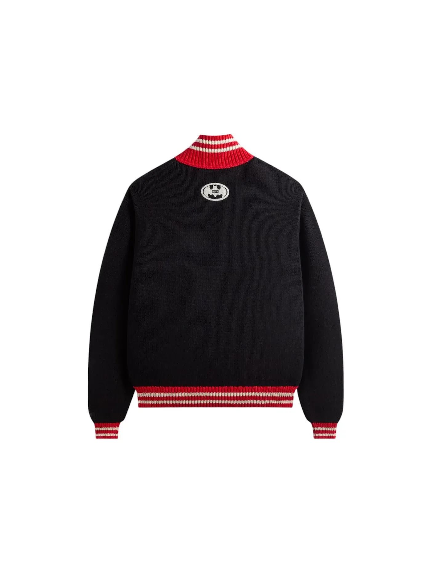 Мужской свитер с четвертью застежкой-молнией Kith x Batman Wyona Black — изображение 2 из 2