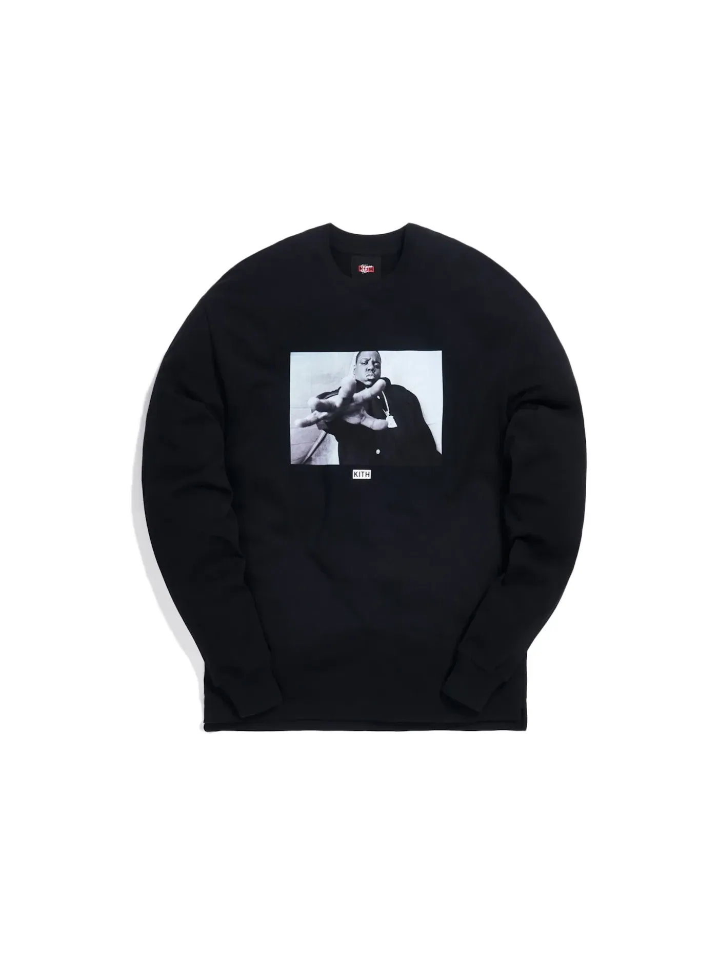 Мужская футболка с длинным рукавом L/S Tee Kith — изображение 1 из 1, черный