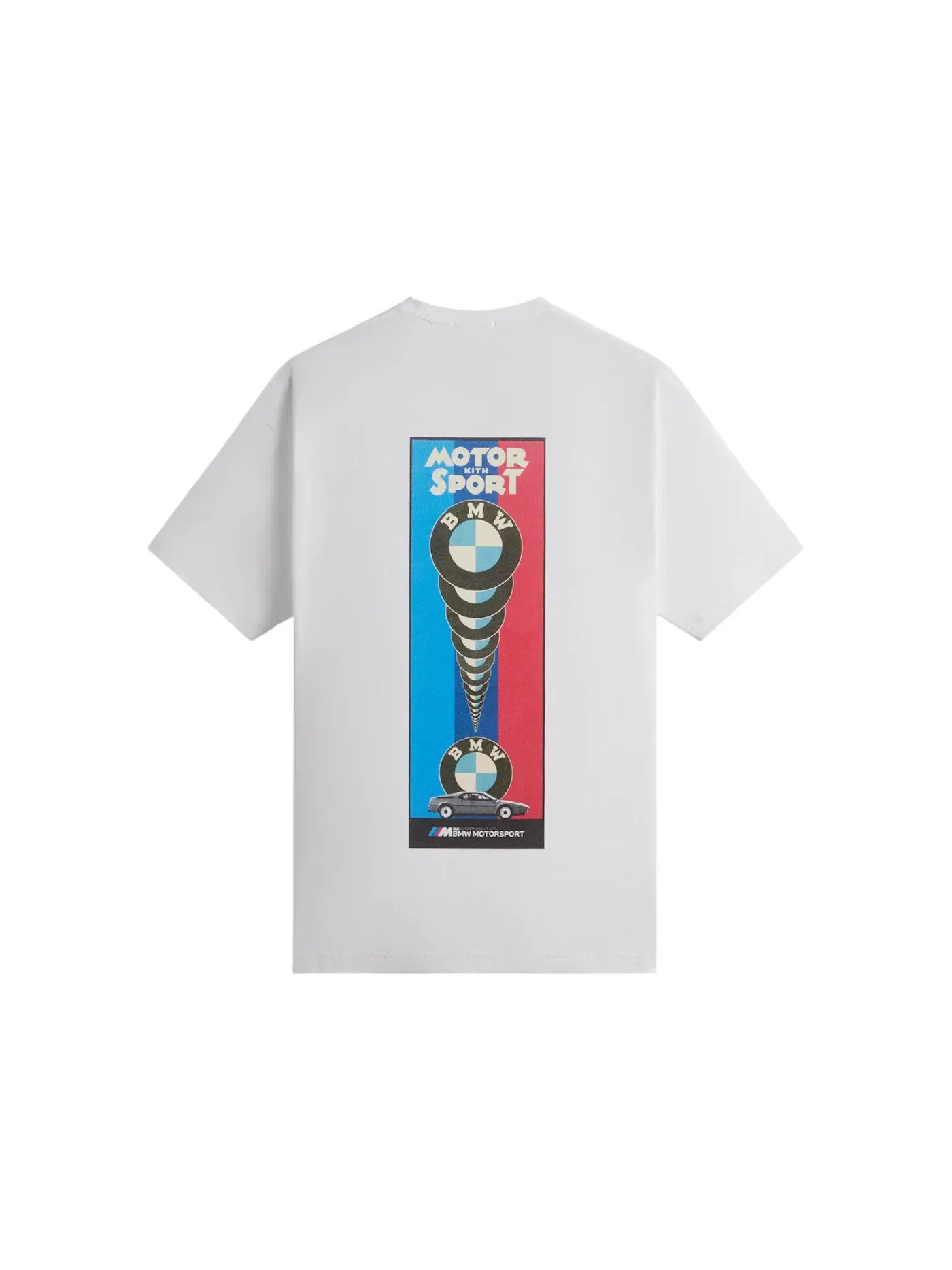 Мужская футболка с принтом Kith x BMW Classic Motorsport Vintage Tee — изображение 2 из 2, белый