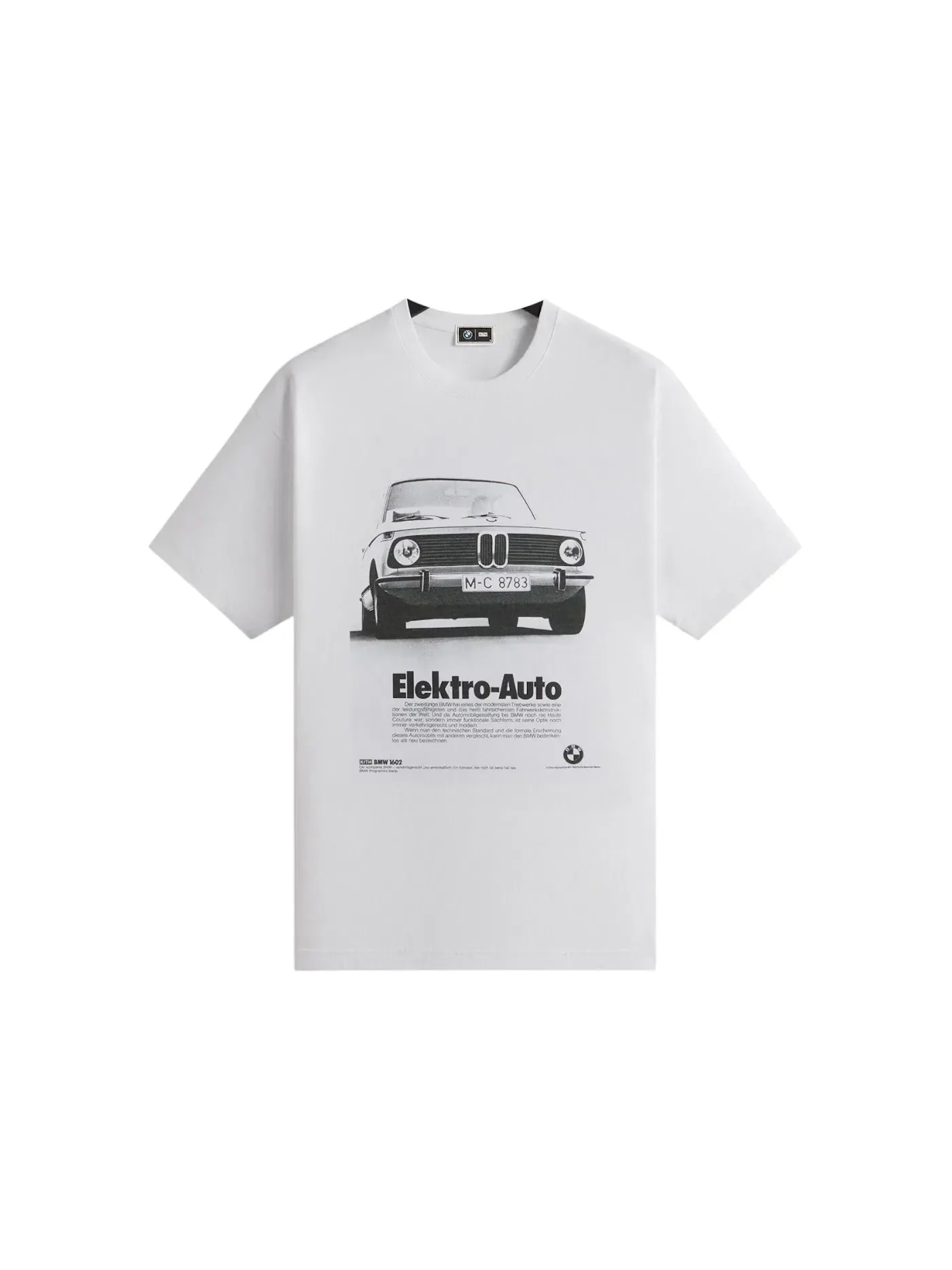 Мужская футболка с принтом Kith x BMW Electro Auto Vintage Tee Kith — изображение 1 из 2, белый