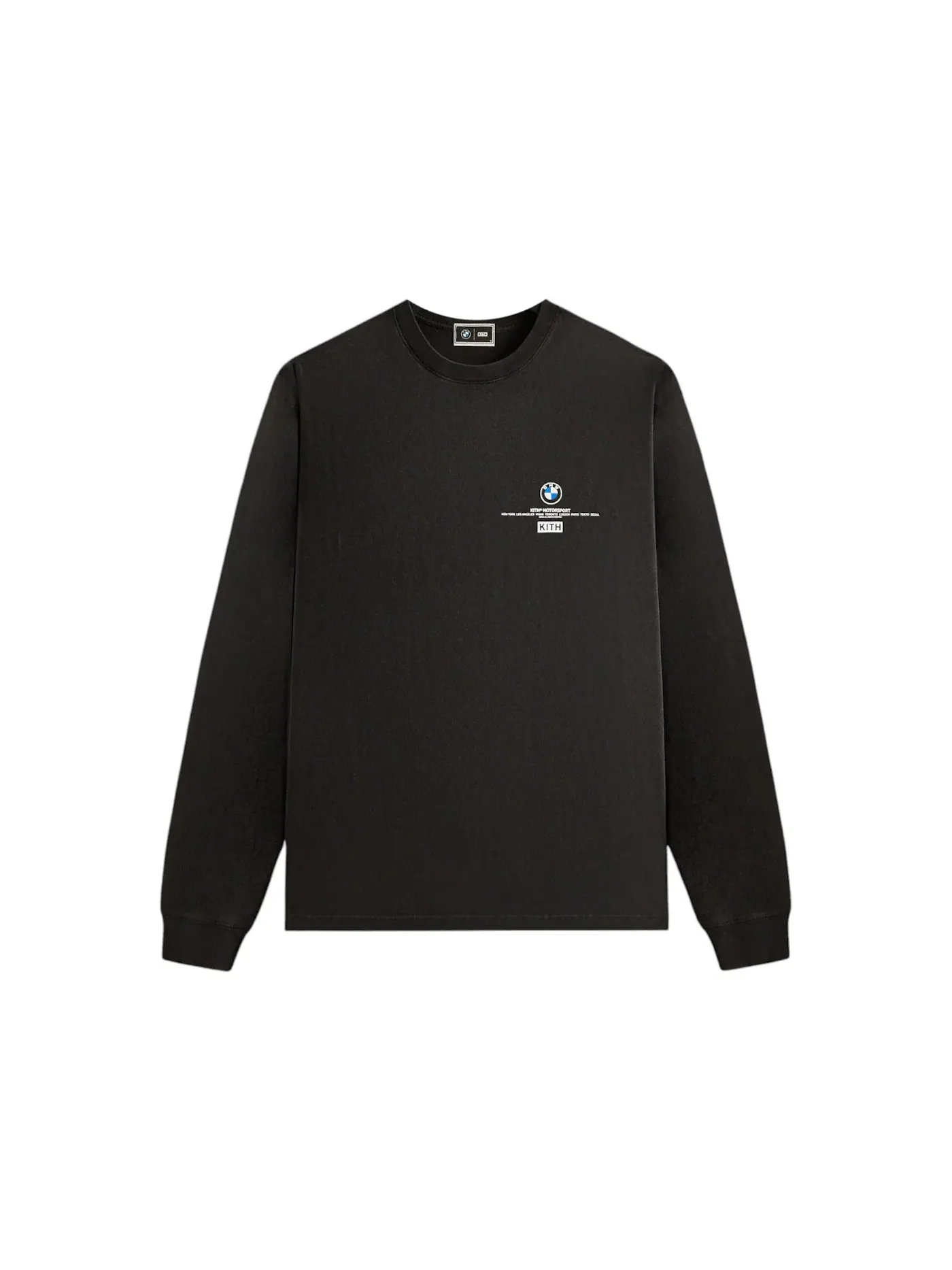 Мужская футболка с длинным рукавом Kith x BMW Gallery Vintage Long Sleeve Tee — изображение 1 из 2, черный