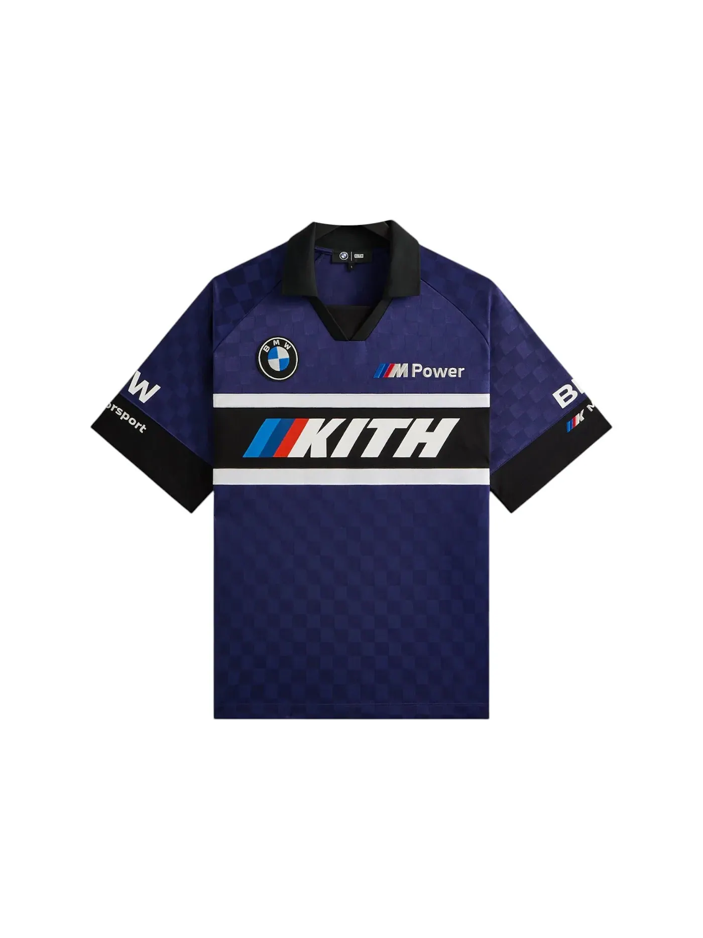 Мужская джерси Kith x BMW Moto Jersey Techno Violet — изображение 1 из 1, фиолетовый