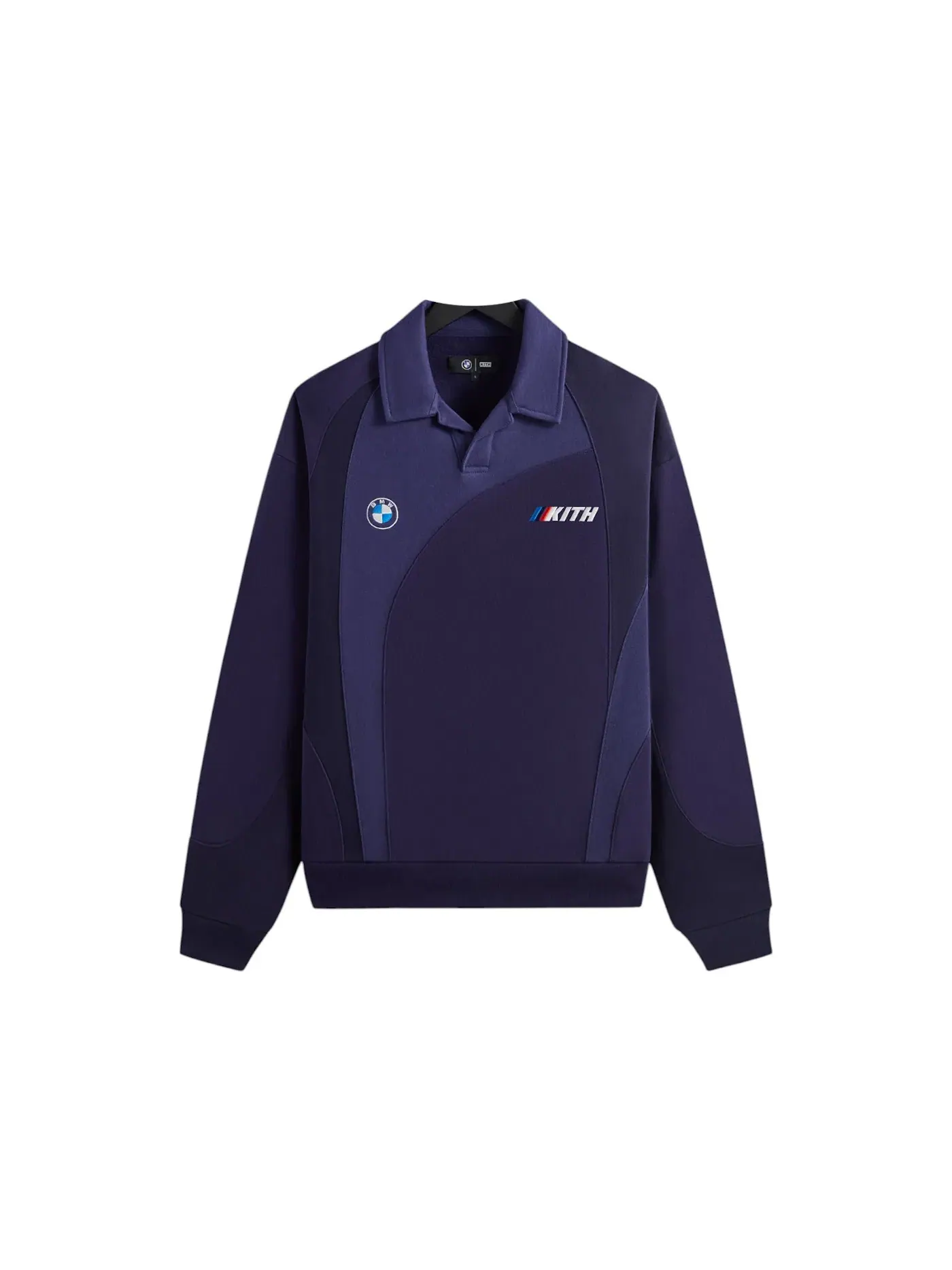 Мужская рубашка-регби с принтом Kith x BMW Nelson Rugby — изображение 1 из 1, фиолетовый