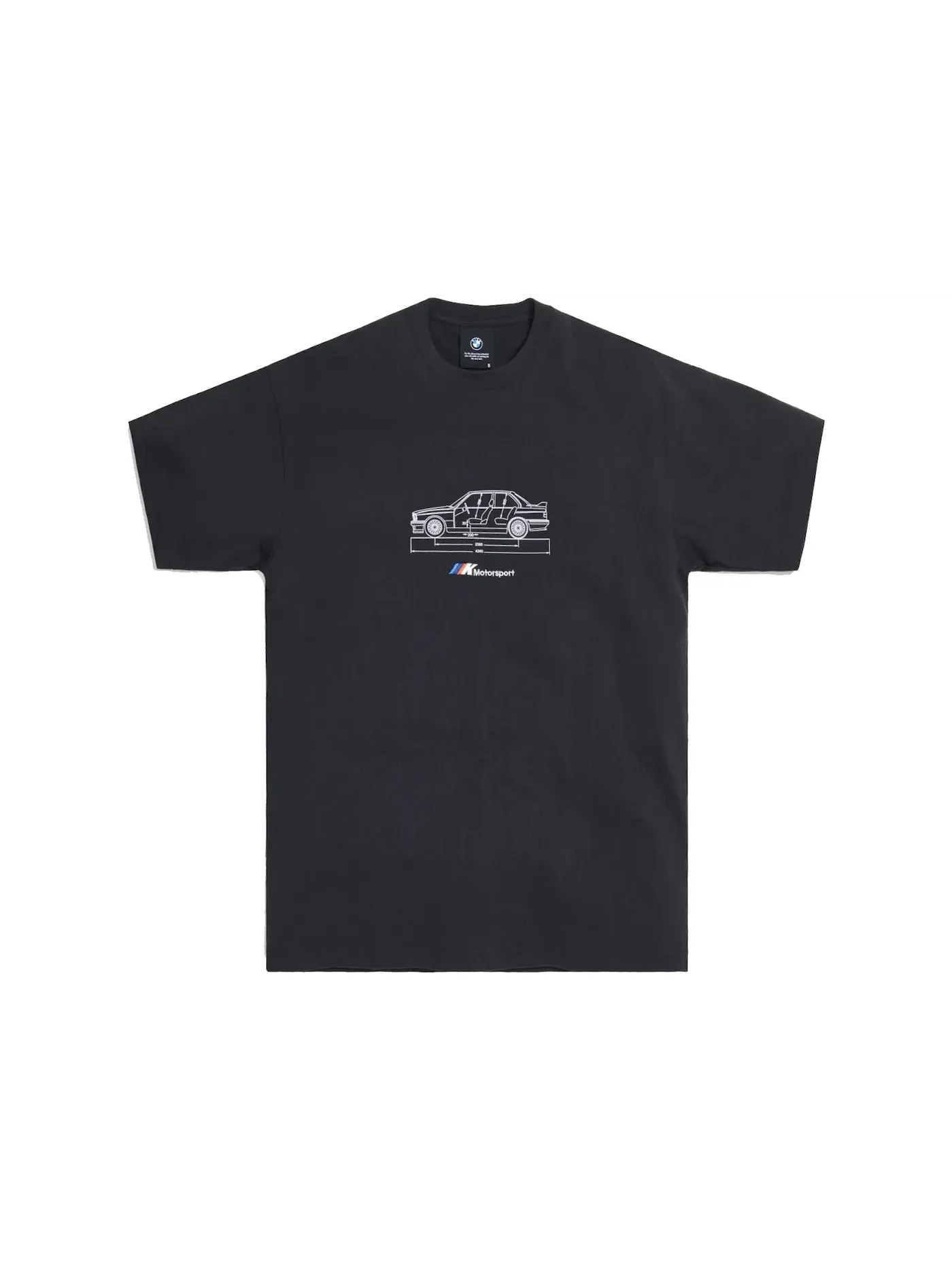 Мужская футболка с принтом Kith x BMW Side Dimensions Tee Kith — изображение 1 из 2, черный