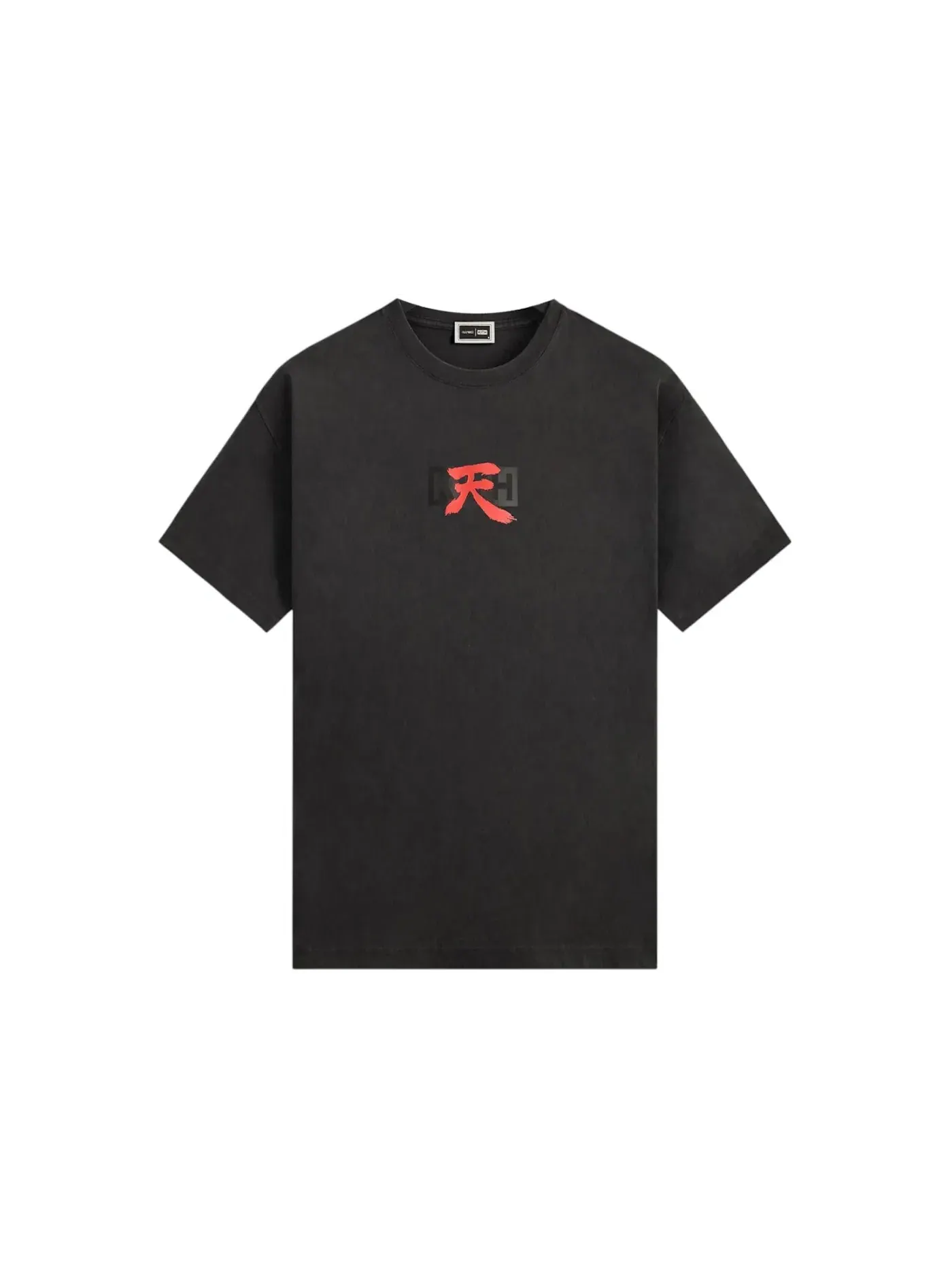 Мужская футболка с принтом Kith x Capcom Akuma Vintage Tee — изображение 1 из 2, черный