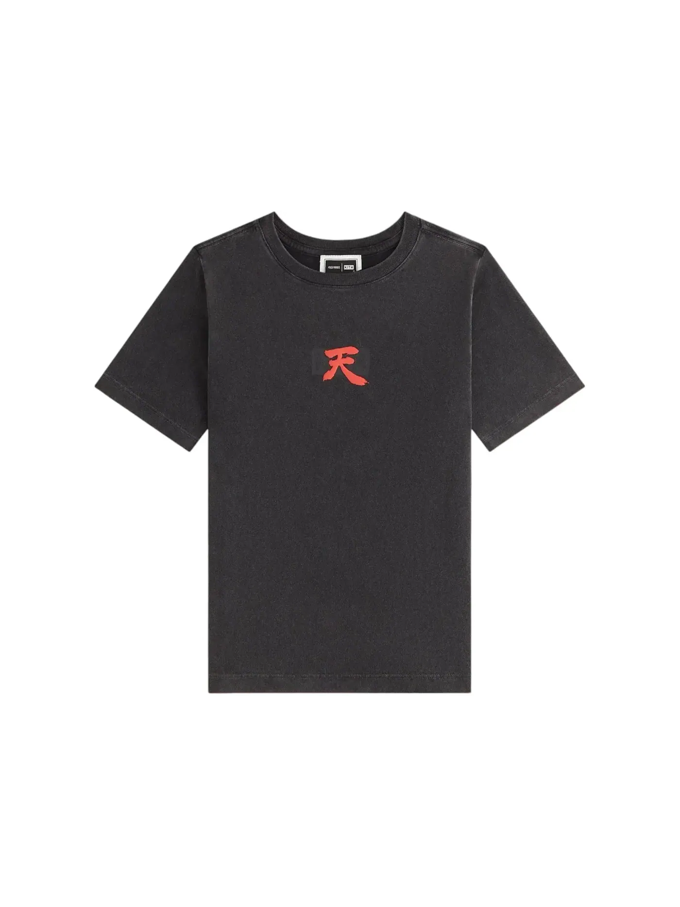 Детская футболка с принтом Kith x Capcom Kids Akuma Vintage Tee — изображение 1 из 2, черный