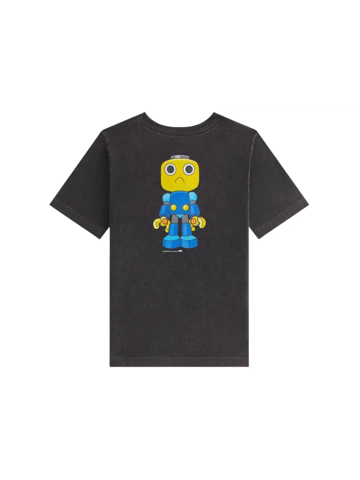 Детская футболка с принтом Kith x Capcom Kids Servbot Vintage Tee — изображение 2 из 2, черный