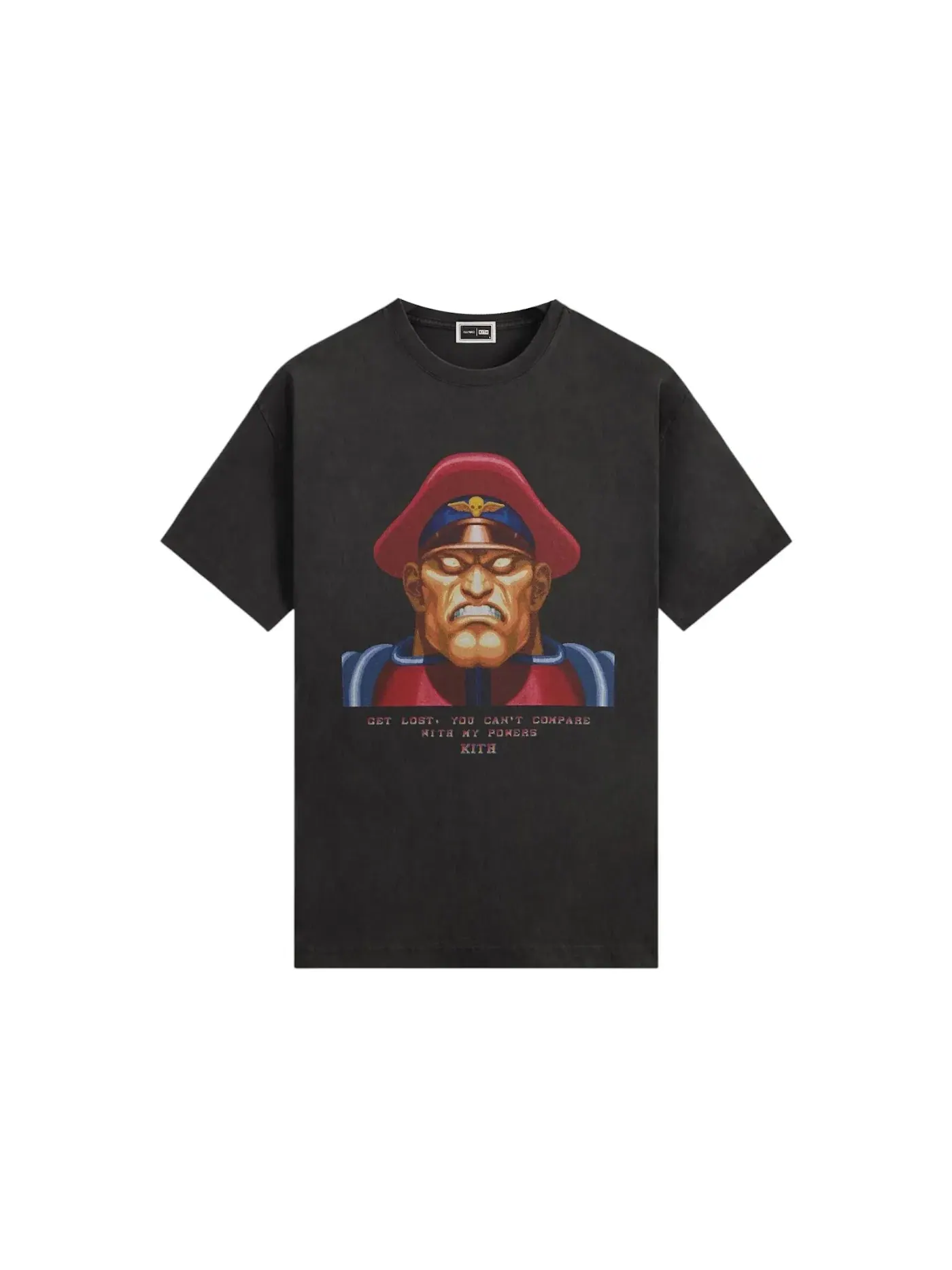 Мужская футболка с принтом Kith x Capcom M. Bison Vintage Tee Kith — изображение 1 из 2, черный