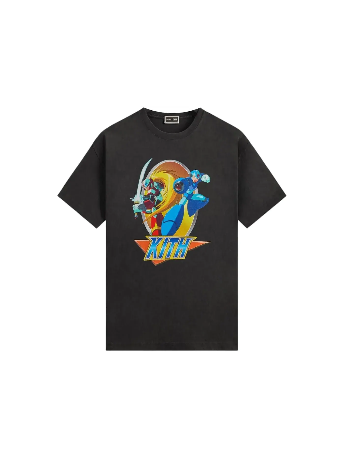 Мужская футболка с принтом Mega Man Vintage Tee Kith — изображение 1 из 1, черный