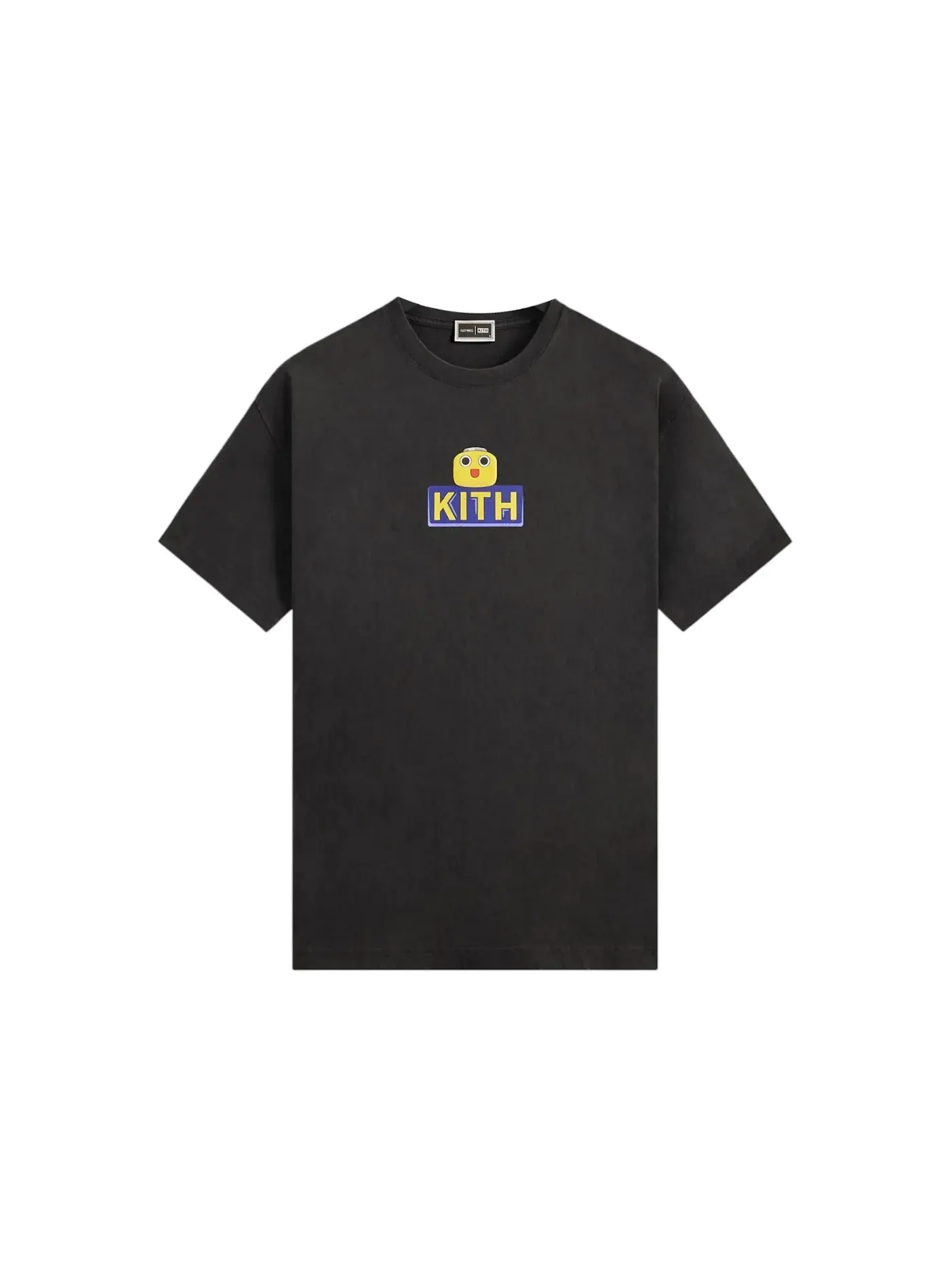 Мужская футболка с принтом Kith x Capcom Servbot Vintage Tee — изображение 1 из 2, черный