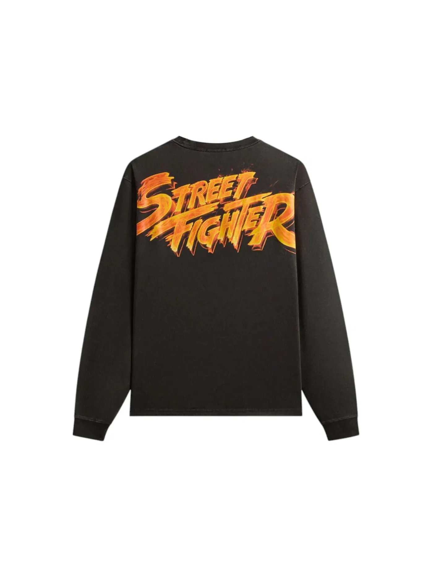 Мужская футболка с принтом Flame Vintage Long Sleeve Tee Kith — изображение 2 из 2, черный