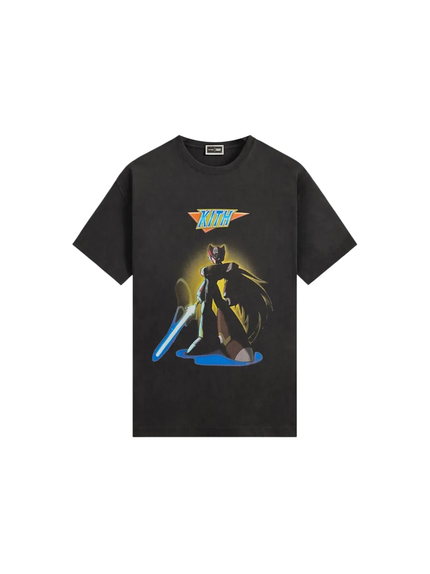 Мужская футболка с принтом Kith x Capcom Zero Vintage Tee — изображение 1 из 2, черный